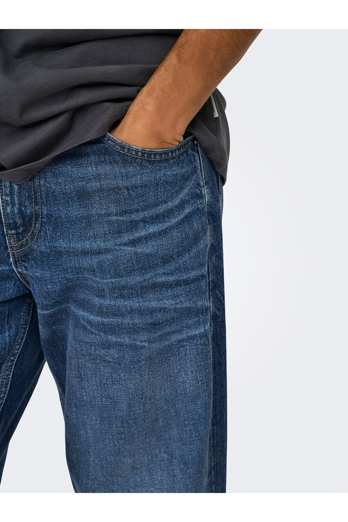 Only & Sons-Onsedge Straight Db 3976 Pin Dnm Ext 22033976   Medium Blue 4