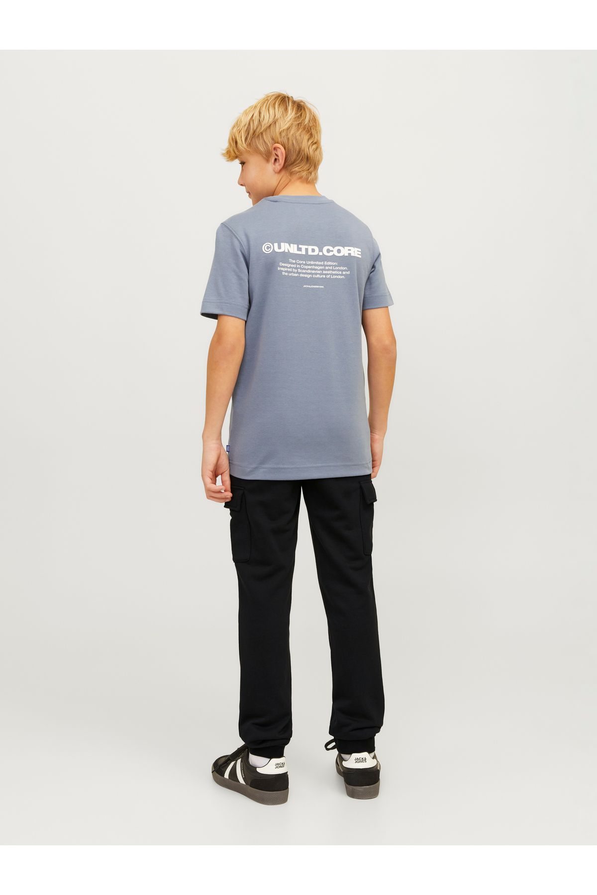 Jack & Jones-Jpstgordon Jjbradley - Black Cargo Panel Noos Jnr 12254214 3