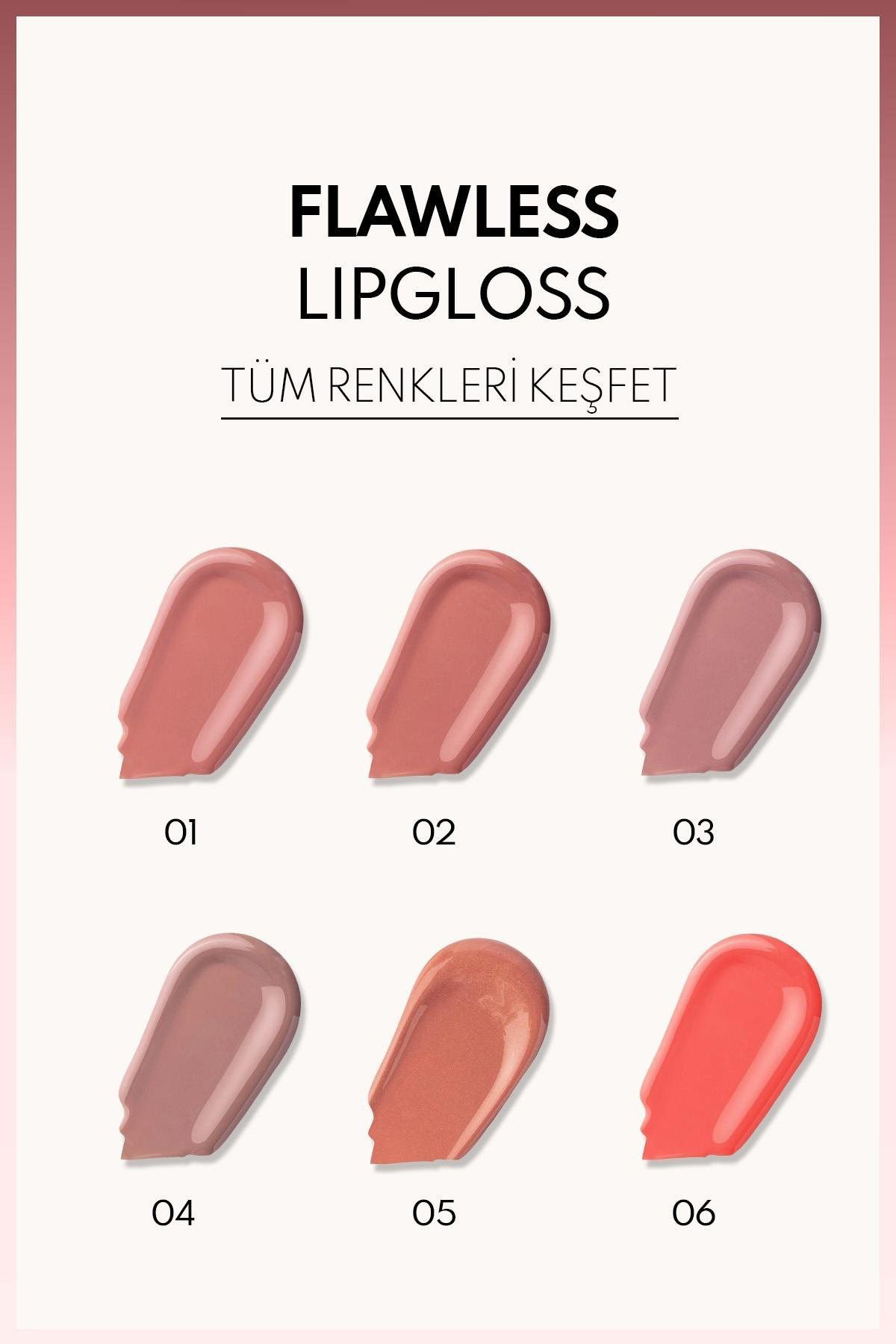 NOTE-05 Sweet and Sour - Orange Flawless Lipgloss Moisturizing Lip Gloss 3