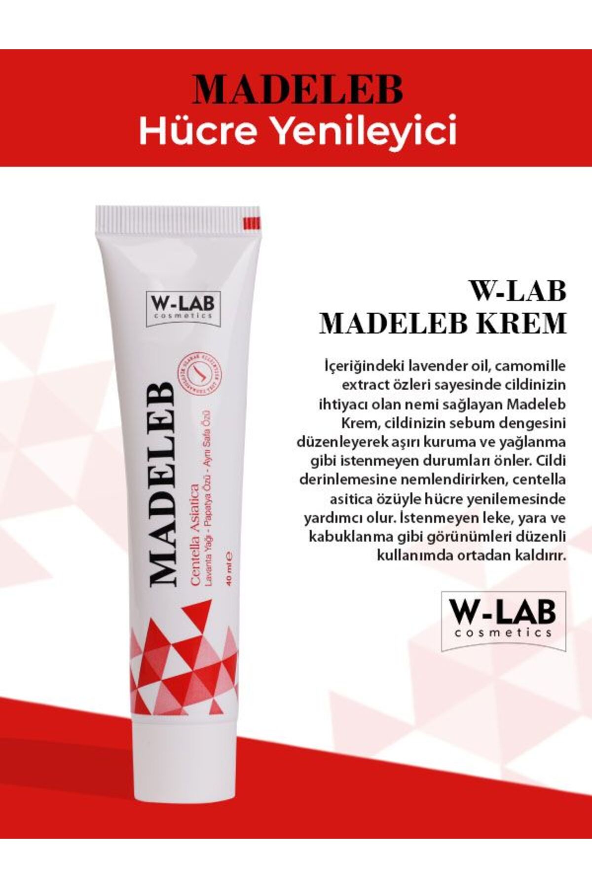 ست کرم مادلب ۴۰ میلی‌لیتری و کرم ضد آفتاب W Lab 50 میلی‌لیتری — WLAB-U-181 — تصویر 2 از 3