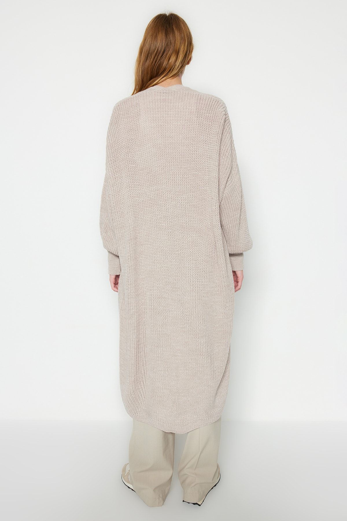 Trendyol Collection-Podstawowy sweter dziergany Stone Maxi TWOAW24HI00096 7