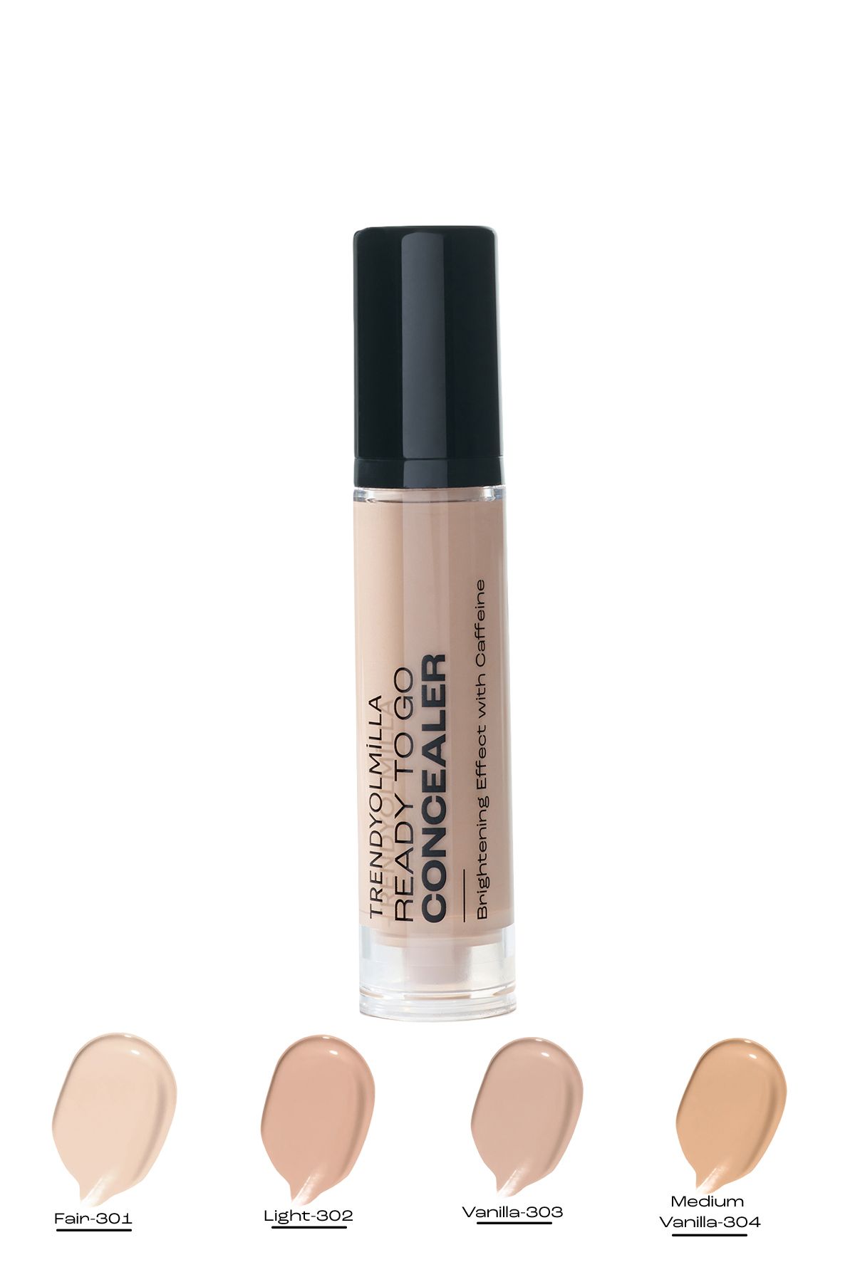 Trendyolmilla Beauty-Glänzender Koffein- und feuchtigkeitsspendender Concealer – Fair-301 TKZAW25KT00001 4