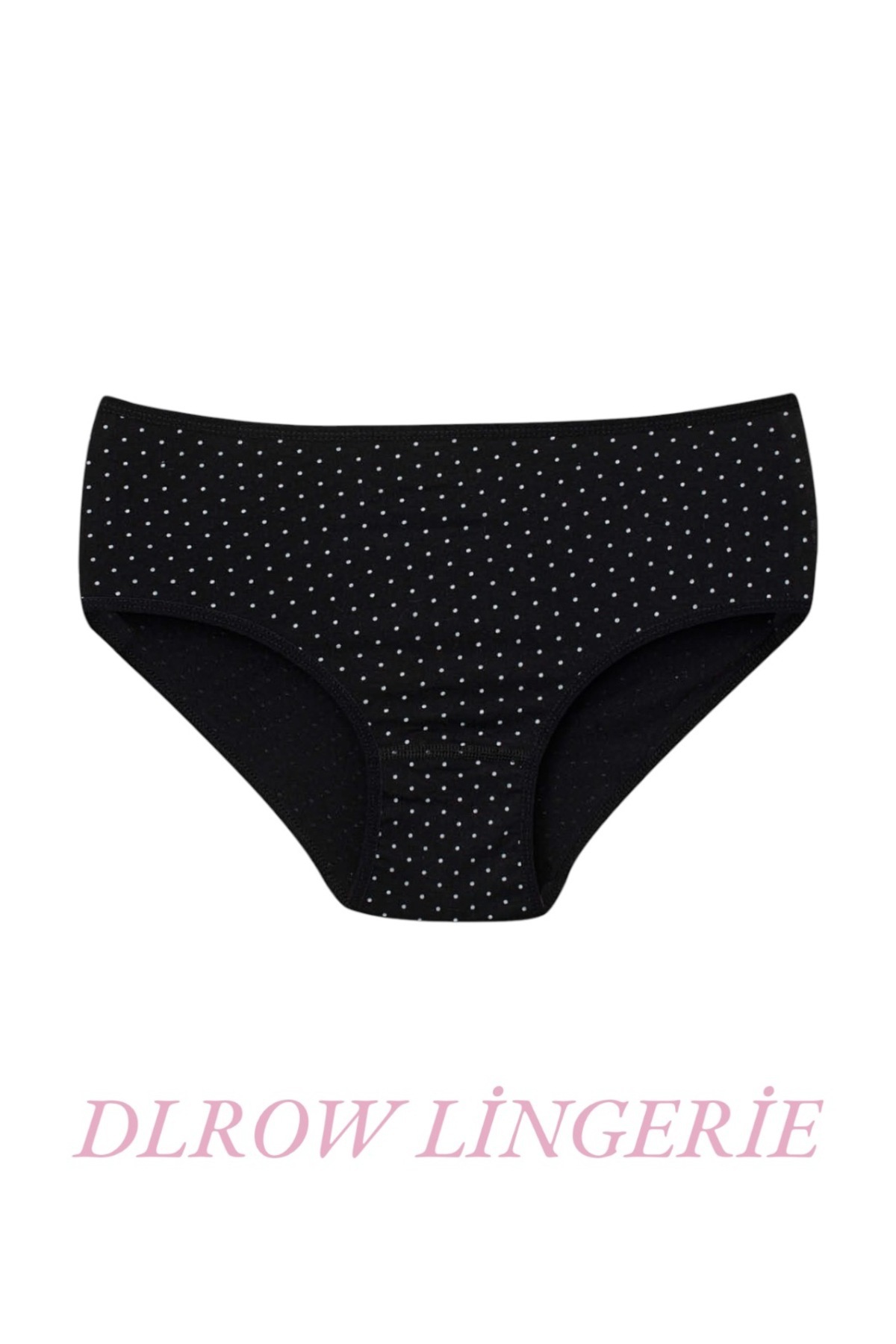 DLROW-Women's 7-Piece Polka Dot High Waist Panties 5