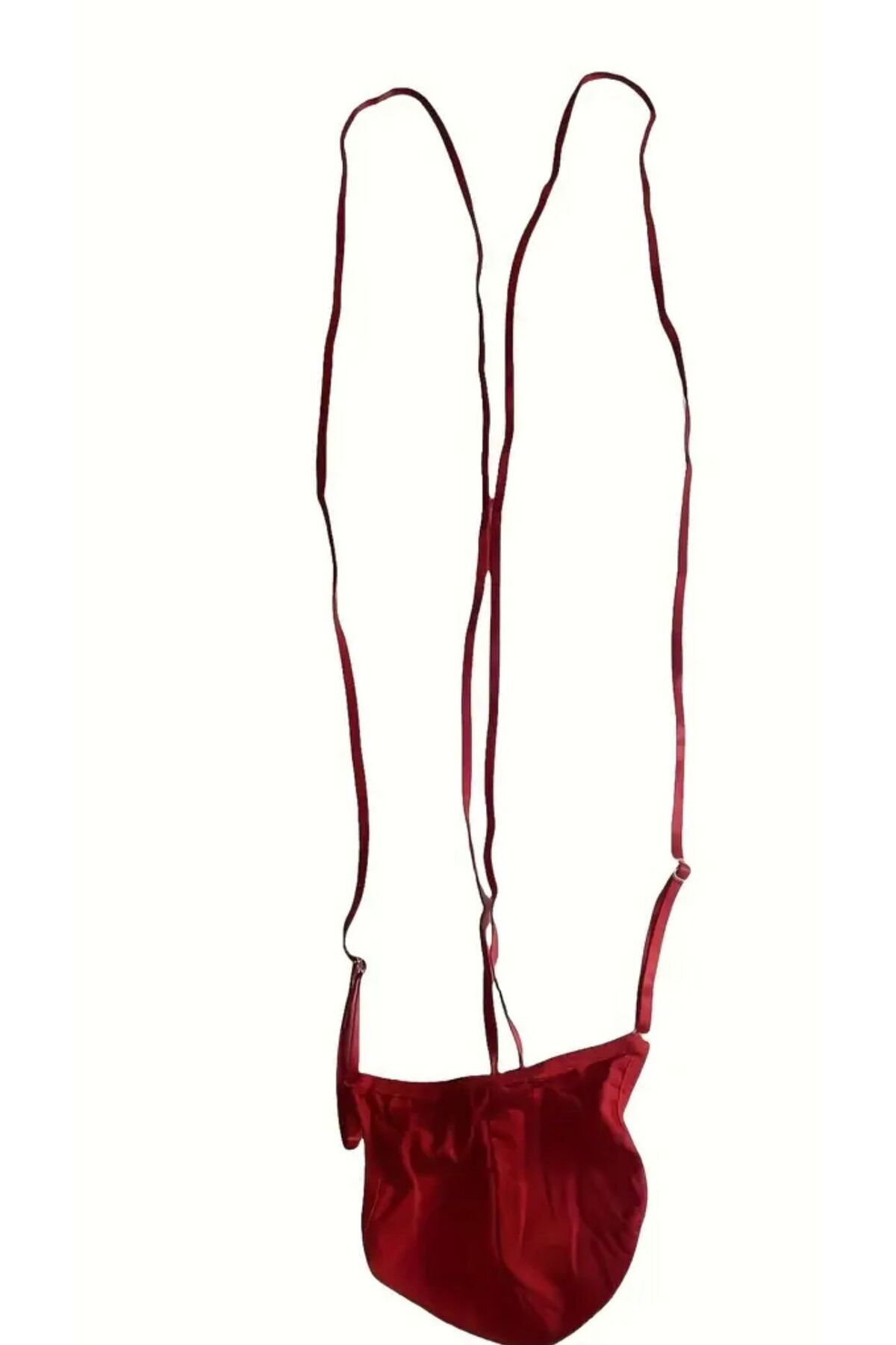 ŞAHANE İÇ GİYİM-Original Product Fancy Elastic Red Men's String – Thong 3