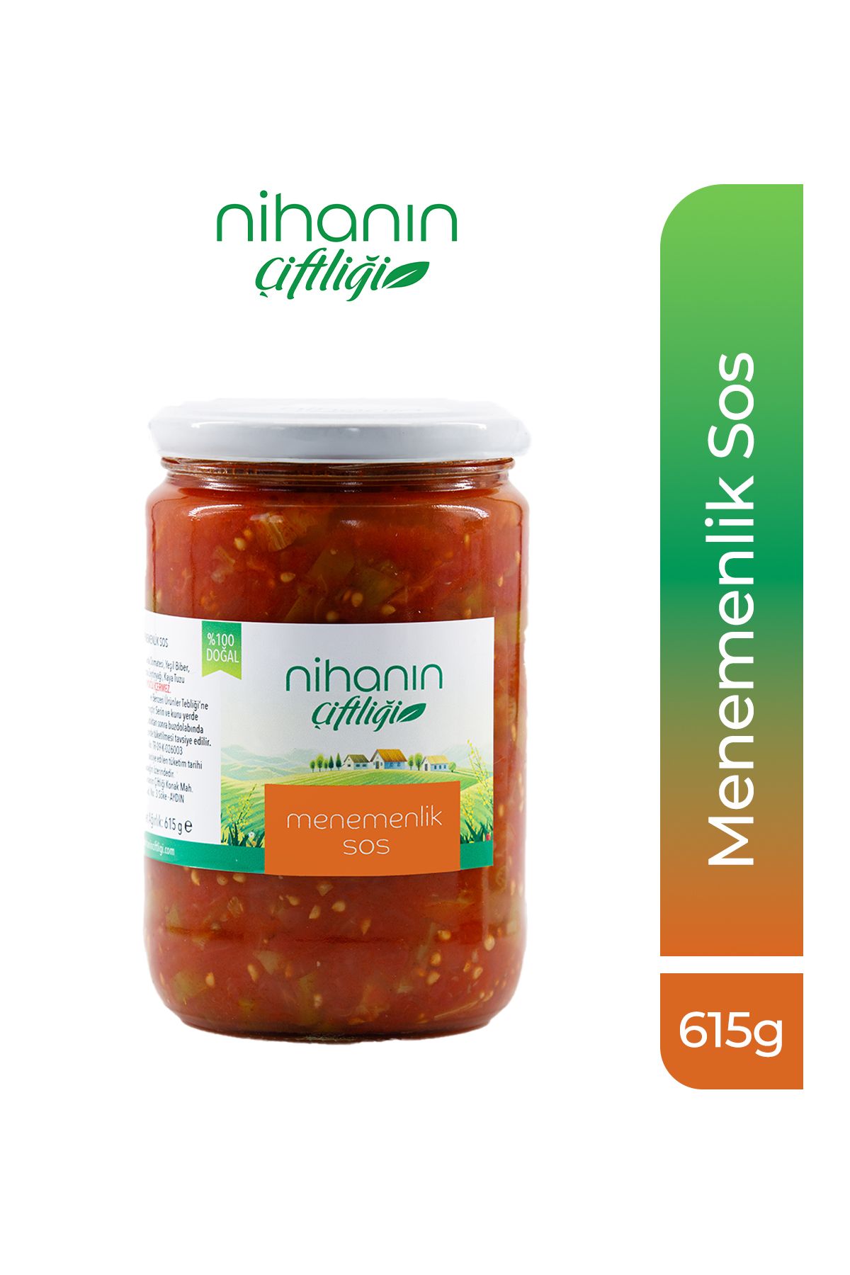 Nihanın Çiftliği Menemen Sosu 615g