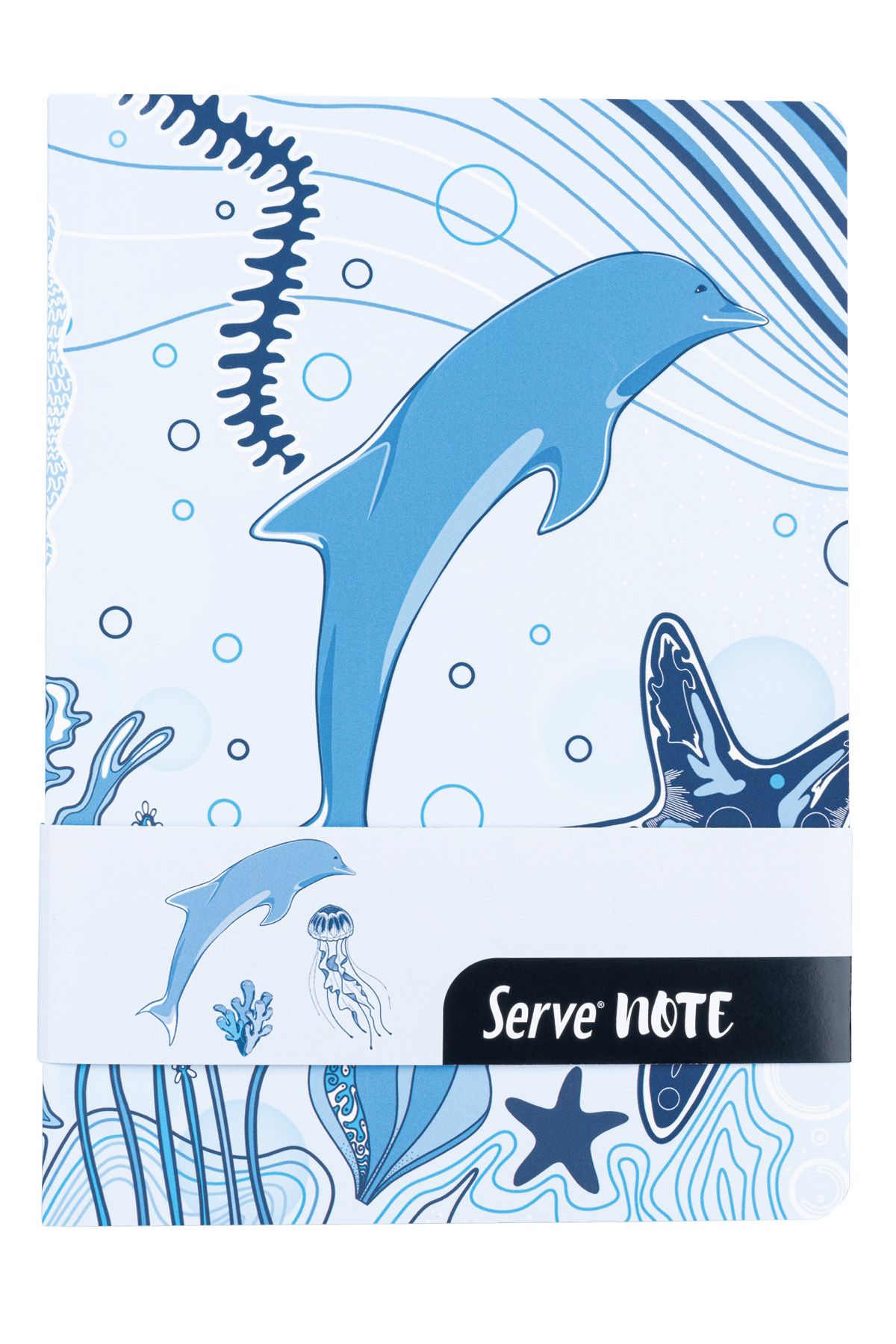 Serve-Deep Gift Set - Notebook, Serve Deep Tip Pen, Eraser, Min 3
