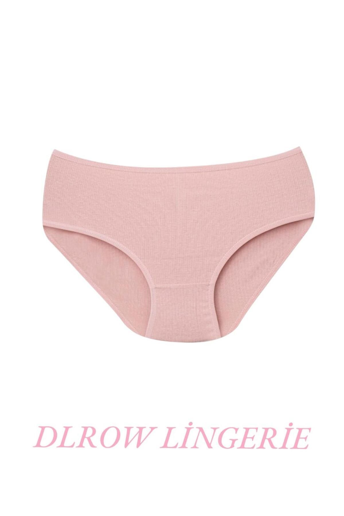 DLROW-Women's Ribbed 6-Piece High Waist Panties 5