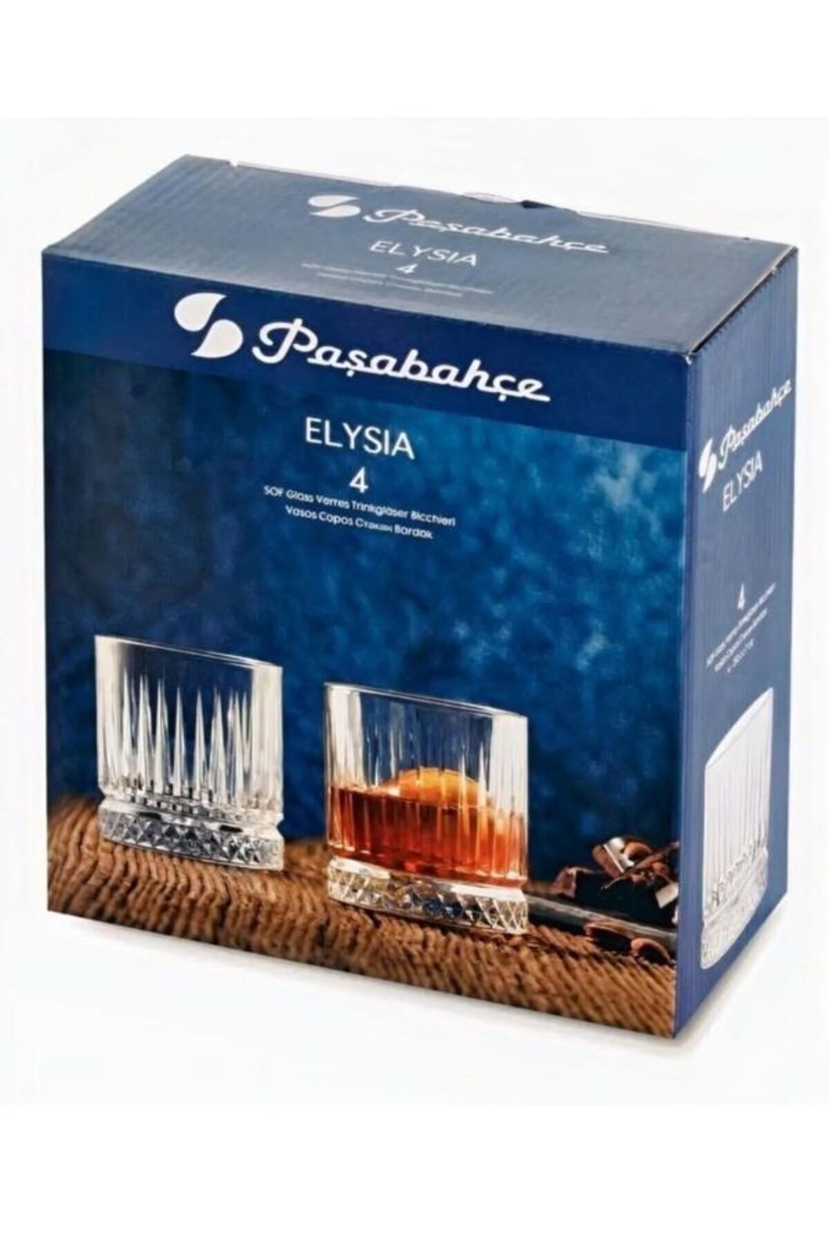 Viyalente-520004   Set of 4 Elysia Whiskey Glasses 1