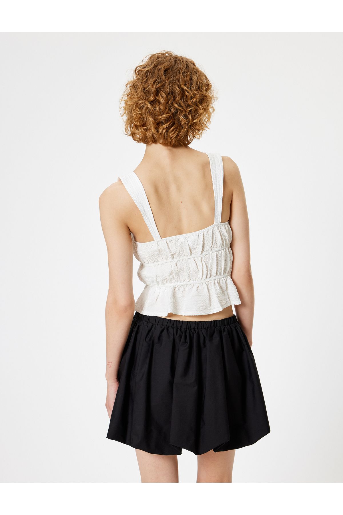 Koton-Tuba Unusal - Φιόγκο Λεπτομερές Crop Top 4