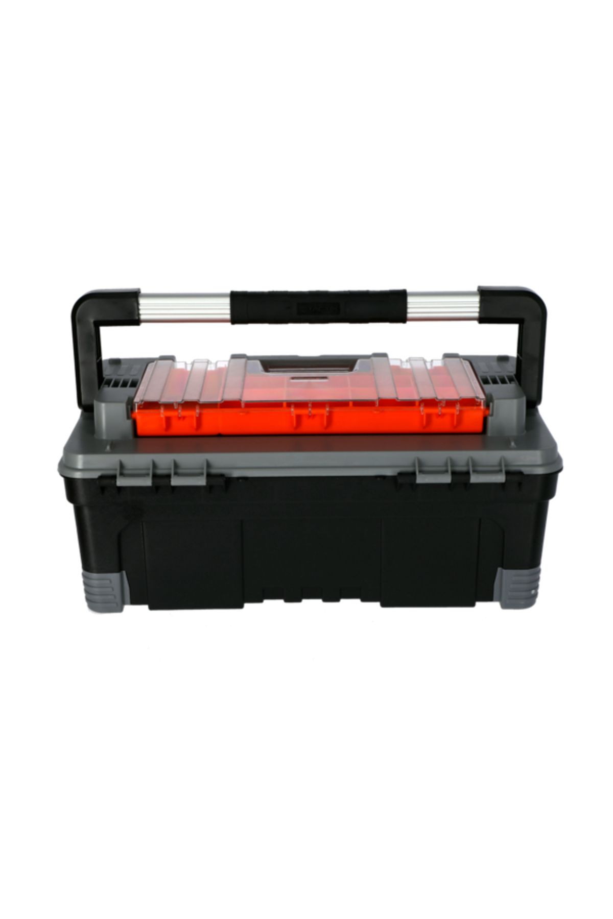 Tactix-Tool Box with Removable Top Organizer and Tote Tray 22inch 4