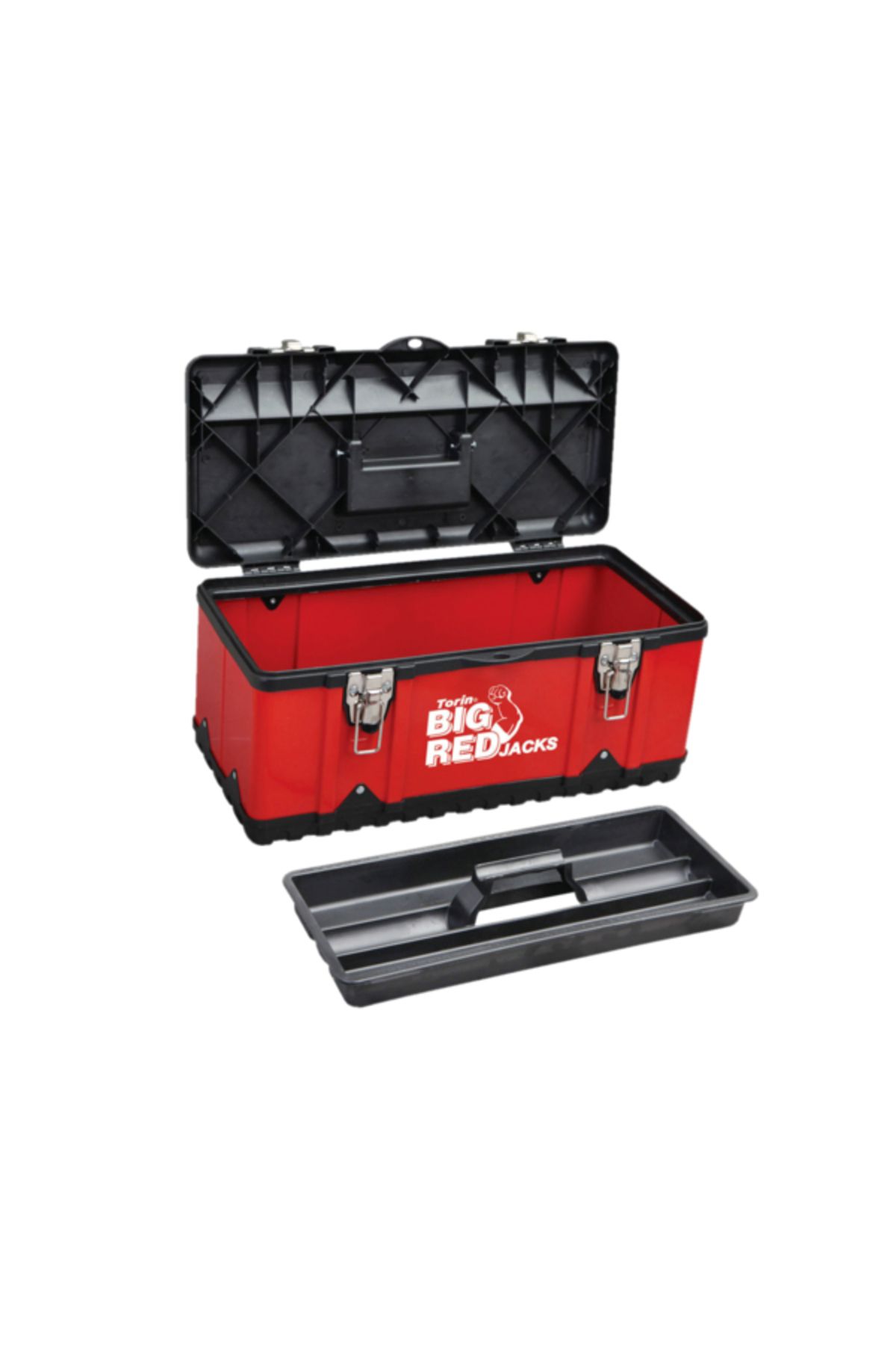 TORIN-Stainless Steel and Plastic Tool Box with Clasp Lock 2
