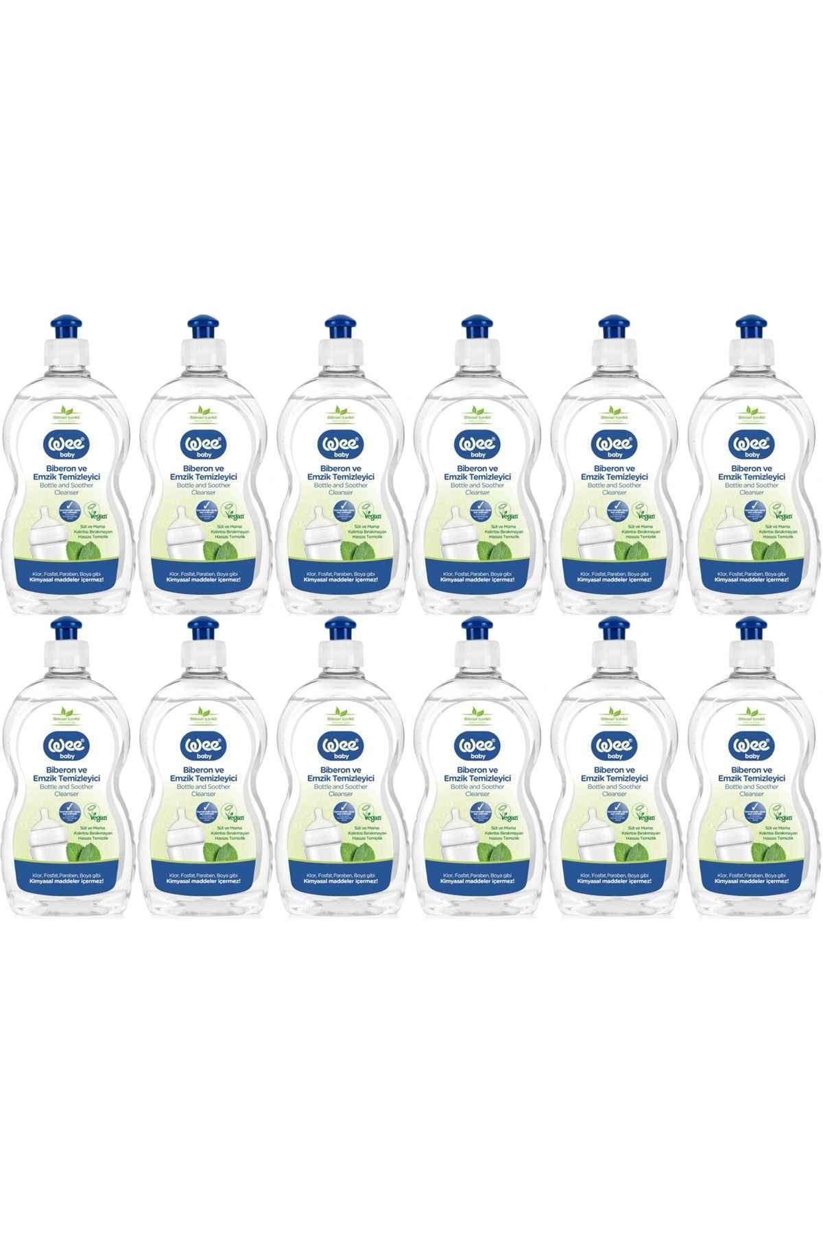 Wee Baby Biberon ve Emzik Temizleyici 500ML (Kod:346) (12 Li Set)