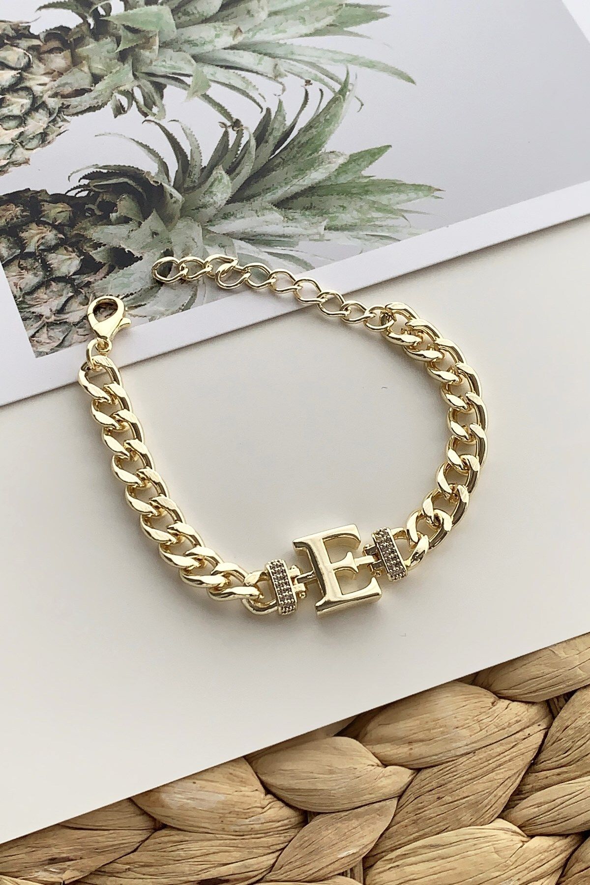 Çlk Accessories-Bratara Aur Litera E Trbilek7538 B34003 2