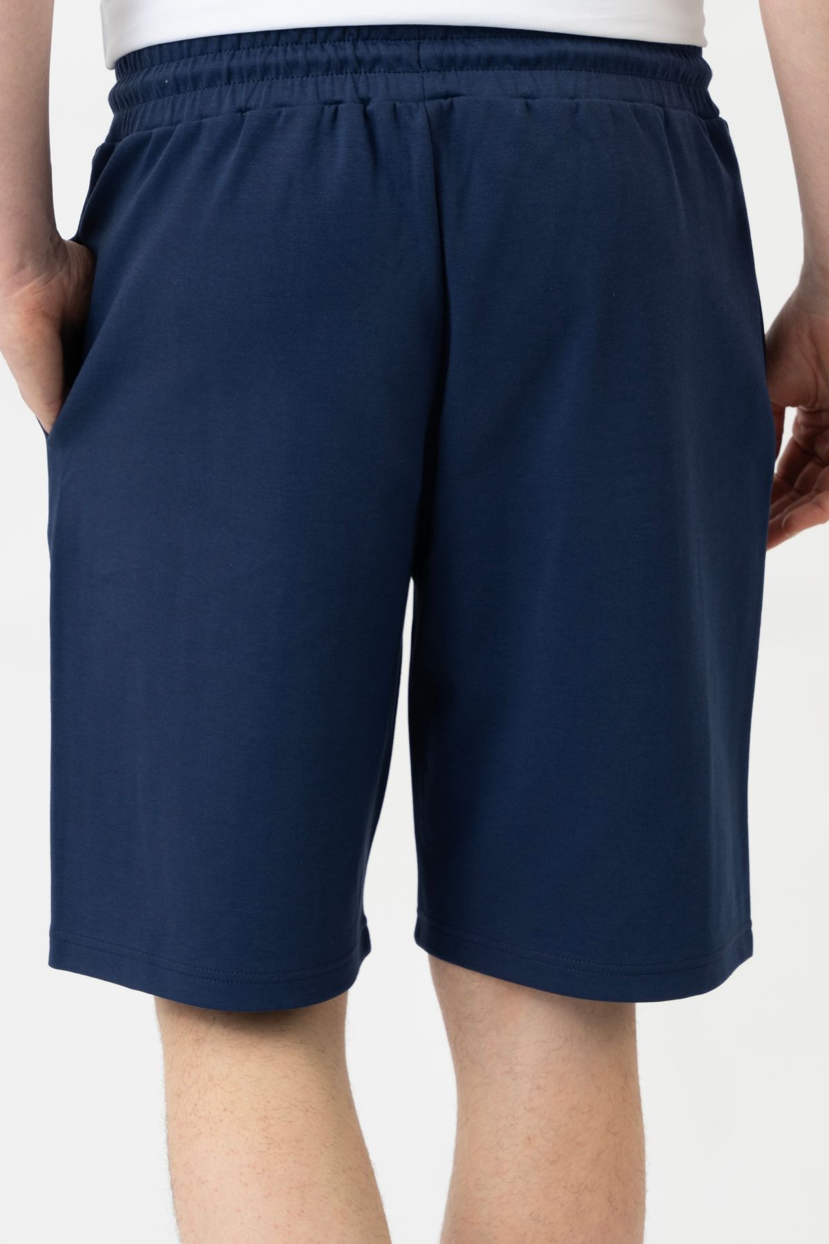 Benetton-Pantaloni scurți Benetton pentru bărbați - bleumarin 4