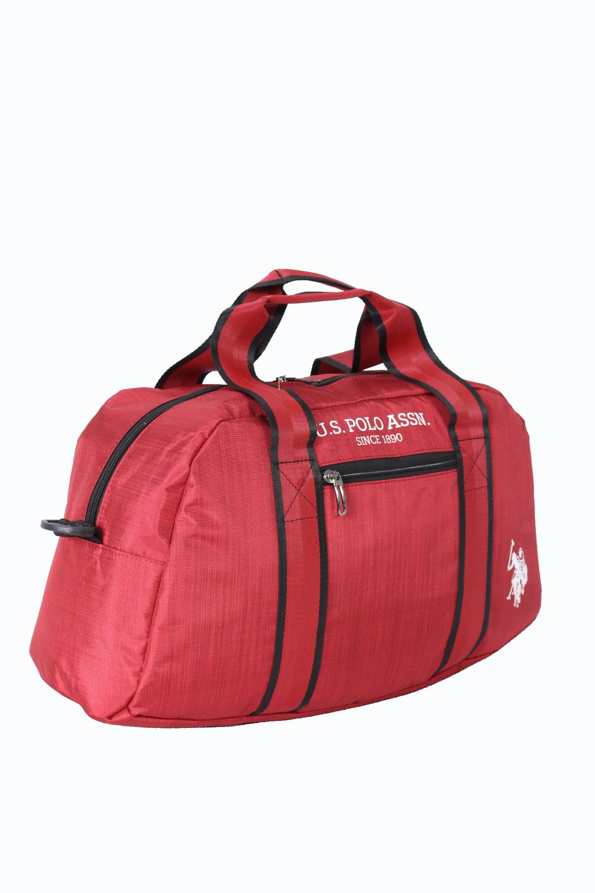 کیف شانه ای قرمز مردانه و زنانه PLDUFF23820 کیسه دوفل متوسط ​​قرمز U.S. Polo Assn.