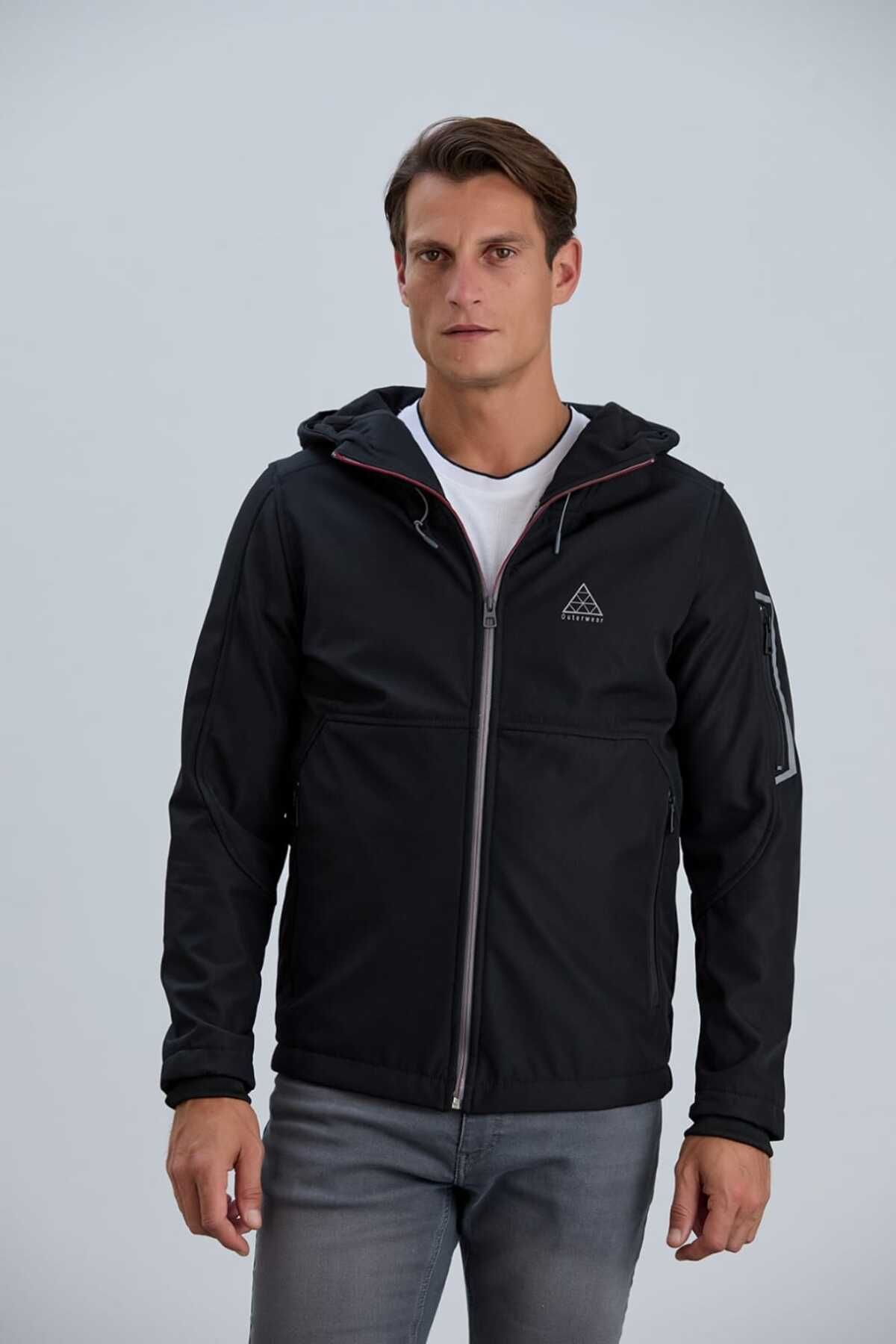 PIQUE-Men's Hooded Solfjel Coat 1