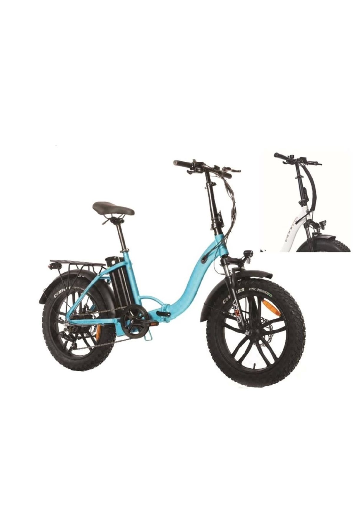 Corelli CORELLİ VONIQ-S ECO MAG. FAT BIKE ELEKTRİKLİ KATLANIR BİSİKLET 42CM MD 20 JANT 7 VİTES BEYAZ