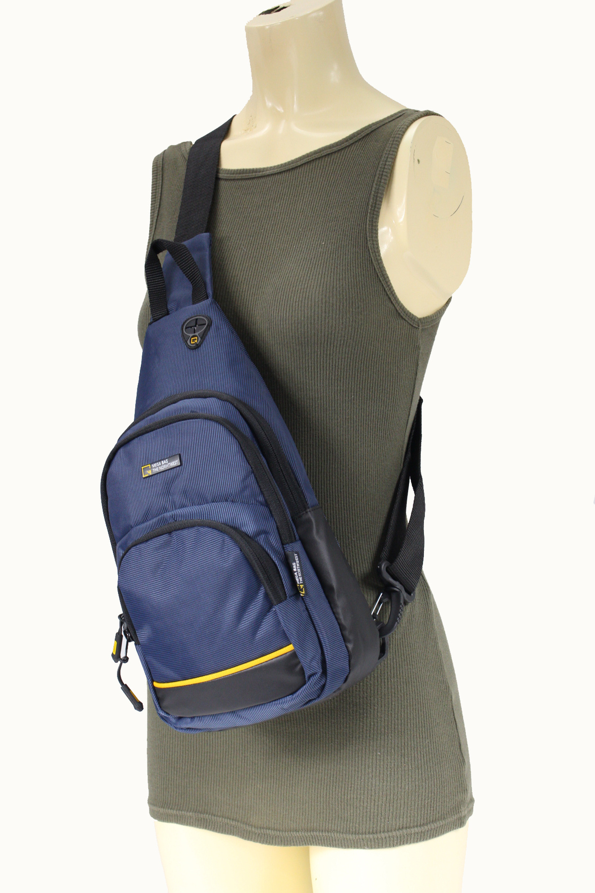 M 1006-1 Unisex Göğüs Çapraz Çanta, Body Bag Lacivert