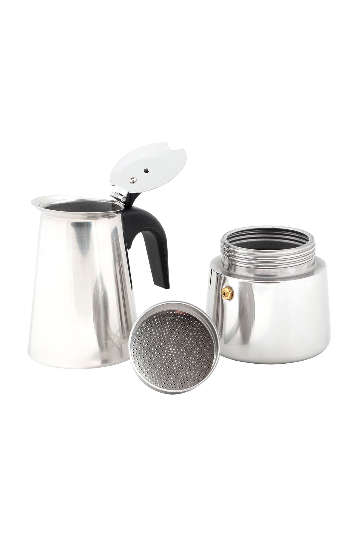 Any Morning-Fe001-4 Espressomaschine aus Edelstahl - 200 ml Induktion 3
