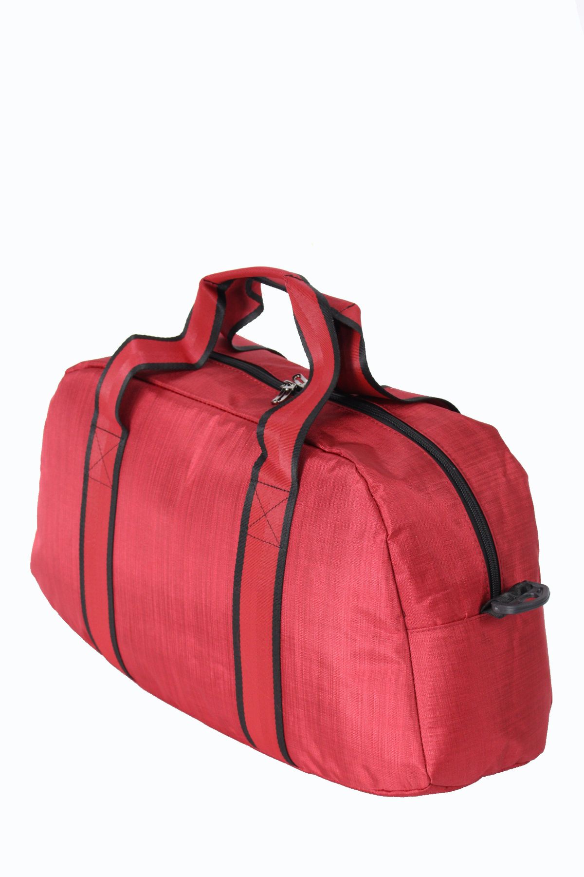 کیف شانه ای قرمز مردانه و زنانه PLDUFF23820 کیسه دوفل متوسط ​​قرمز U.S. Polo Assn.