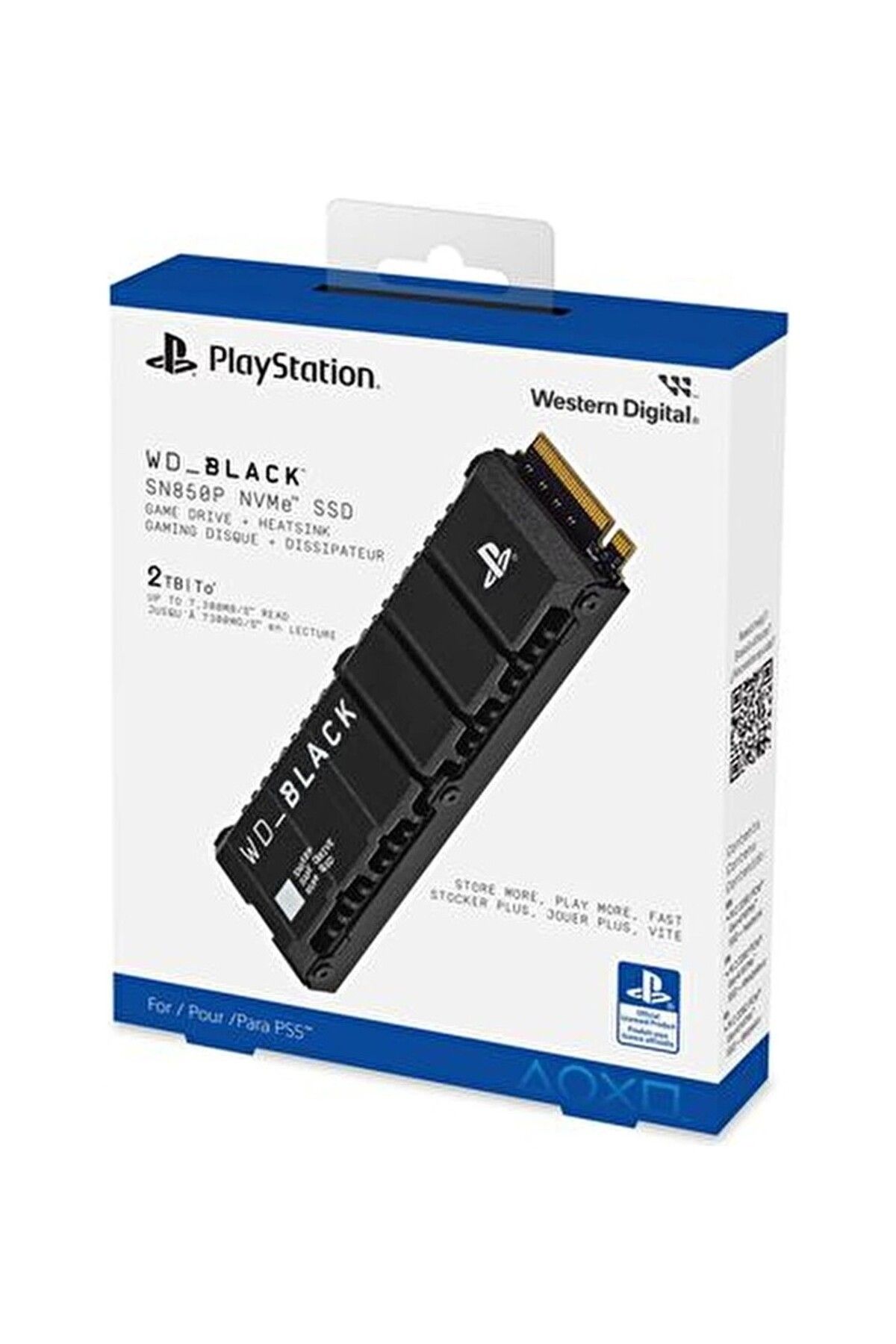 Playstation Studios Wd Black SN850P Nvme Playstation 5 Ps5 Game Drive 2tb Soğutuculu M2 HDD SSD