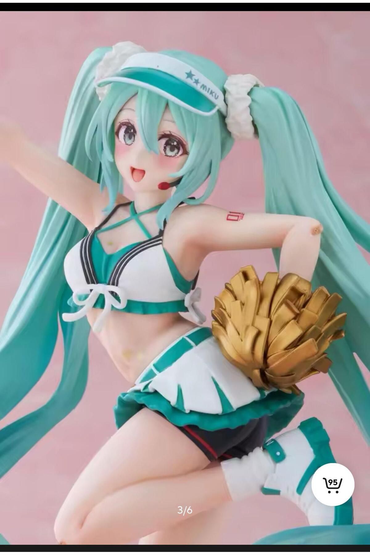 Zigver-Hatsune Mi̇ku 20 cm Anime Amigo - Standing Decorative Susler 4