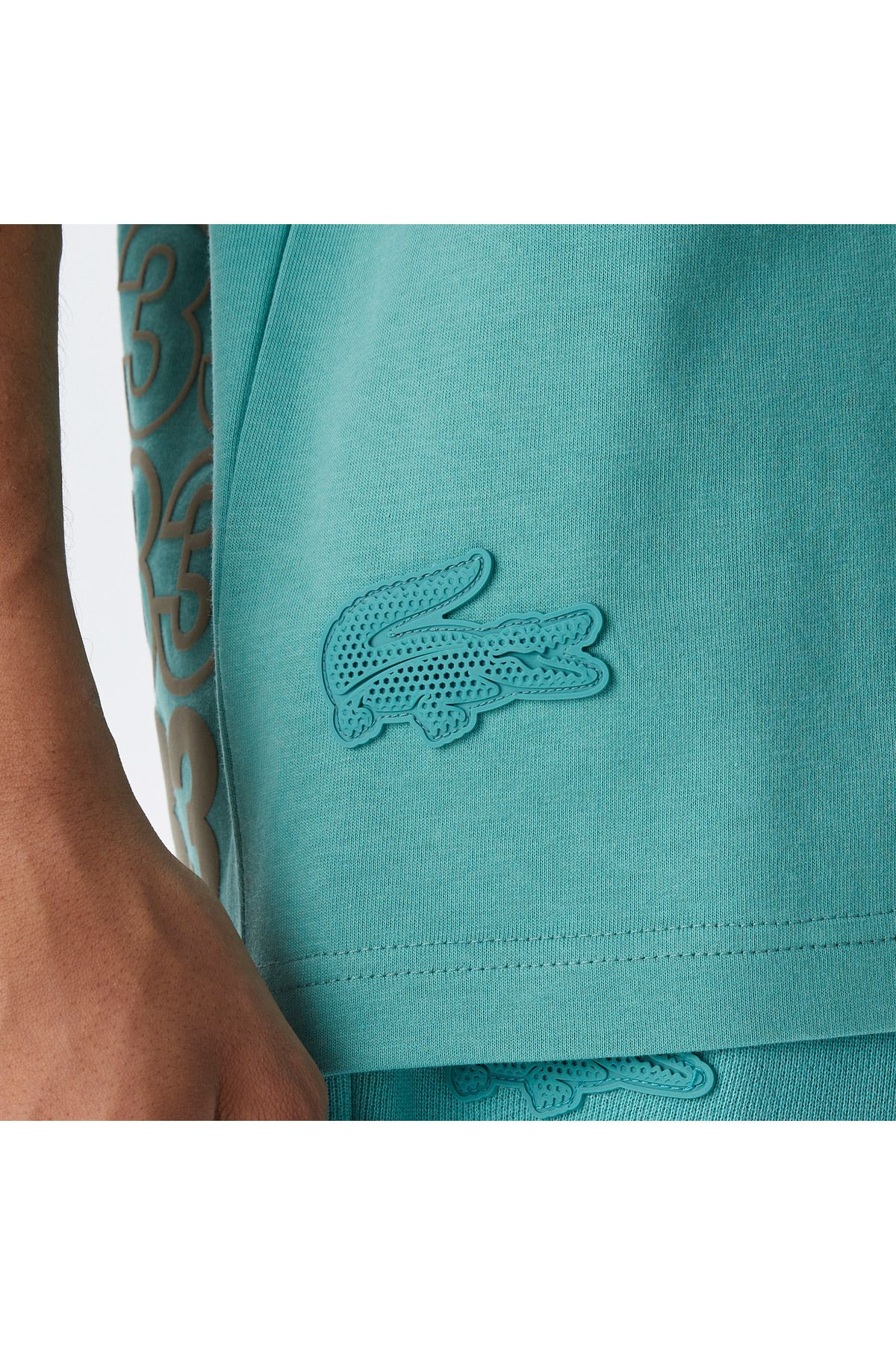 تی شرت سبز مردانه House of Superstep X Lacoste