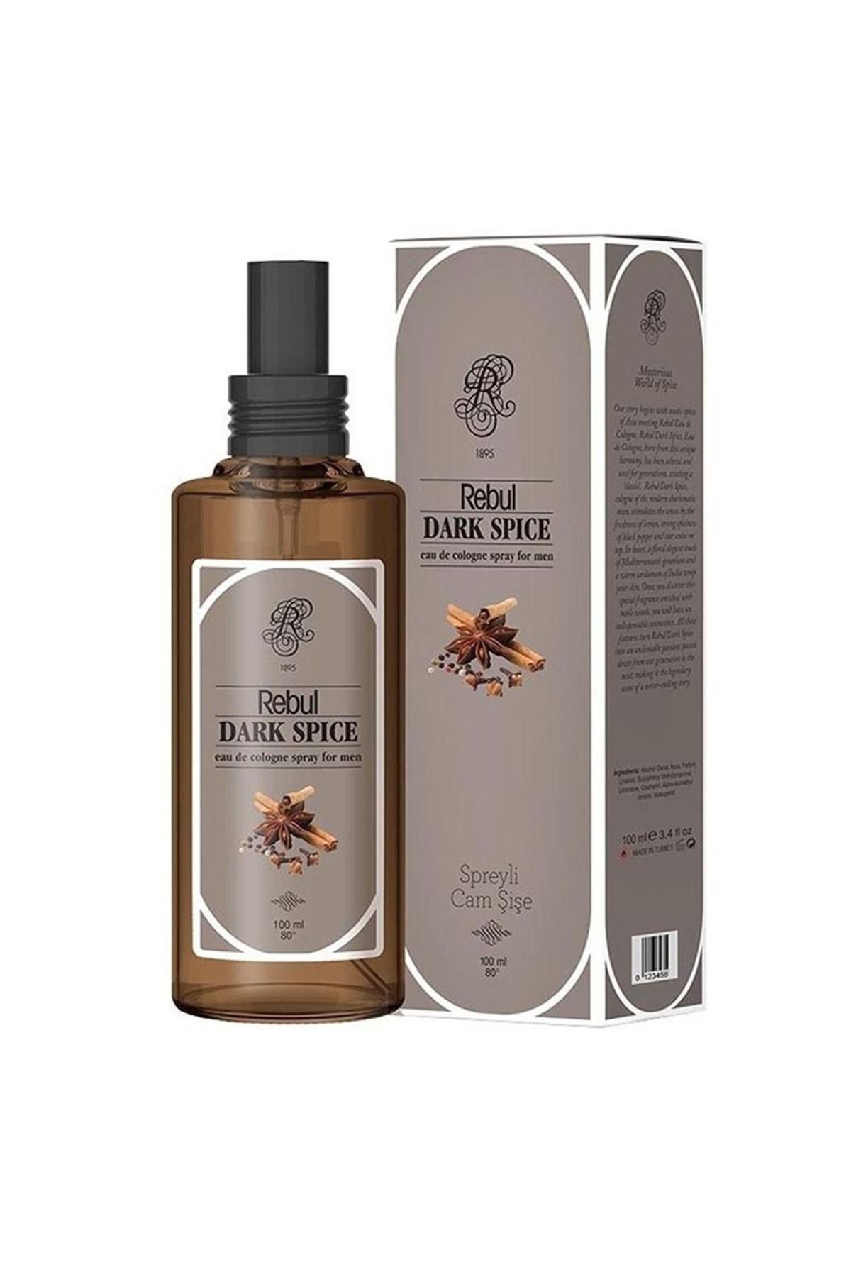 Rebul Dark Spice 100 ml Spreyli Kolonya,darkspice