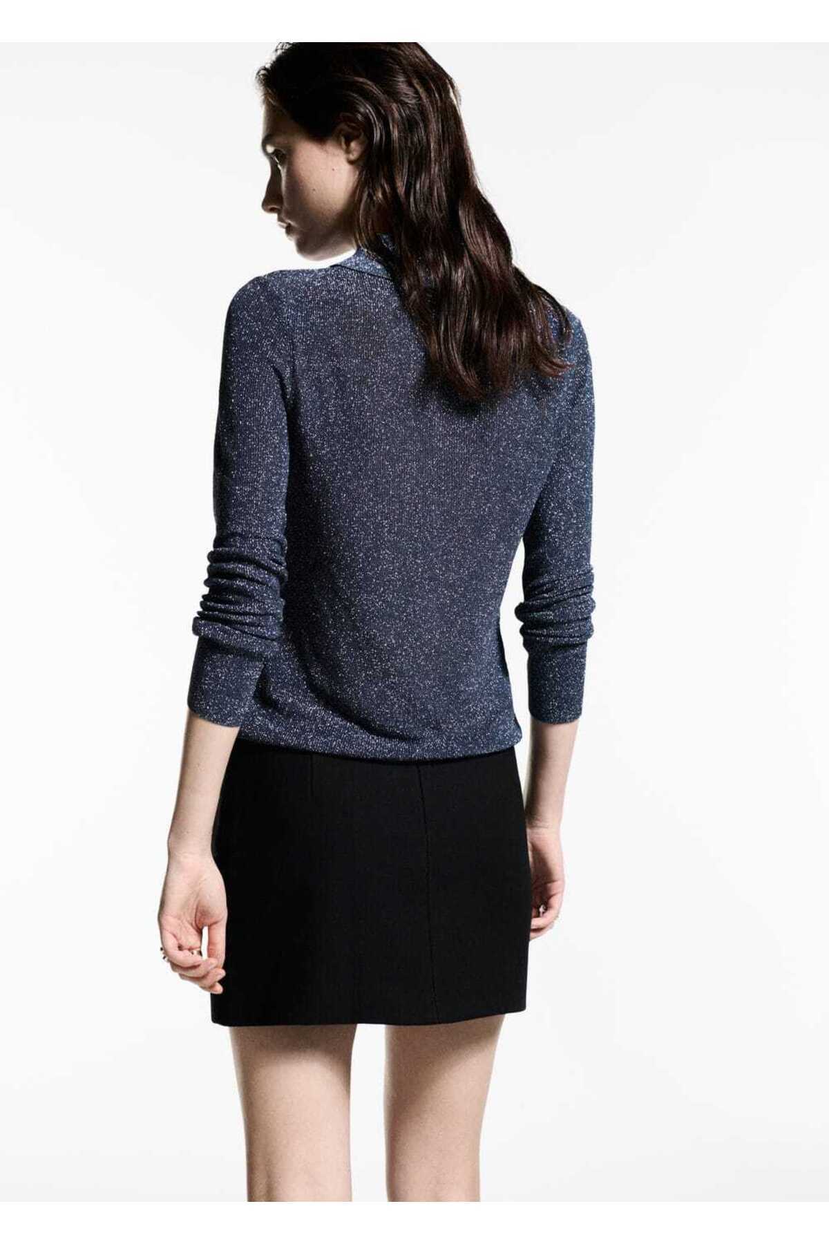 MANGO Woman-Lureks Knitwear Shirt 4