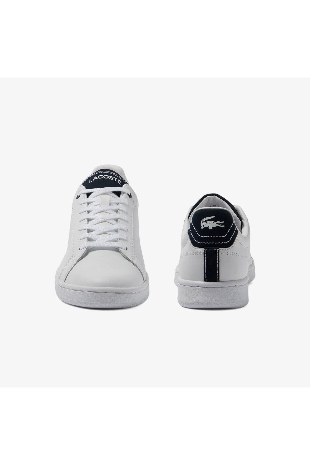 اسنیکر سفید مردانه کفش ورزشی پوست کارنابی حرفه ای Lacoste