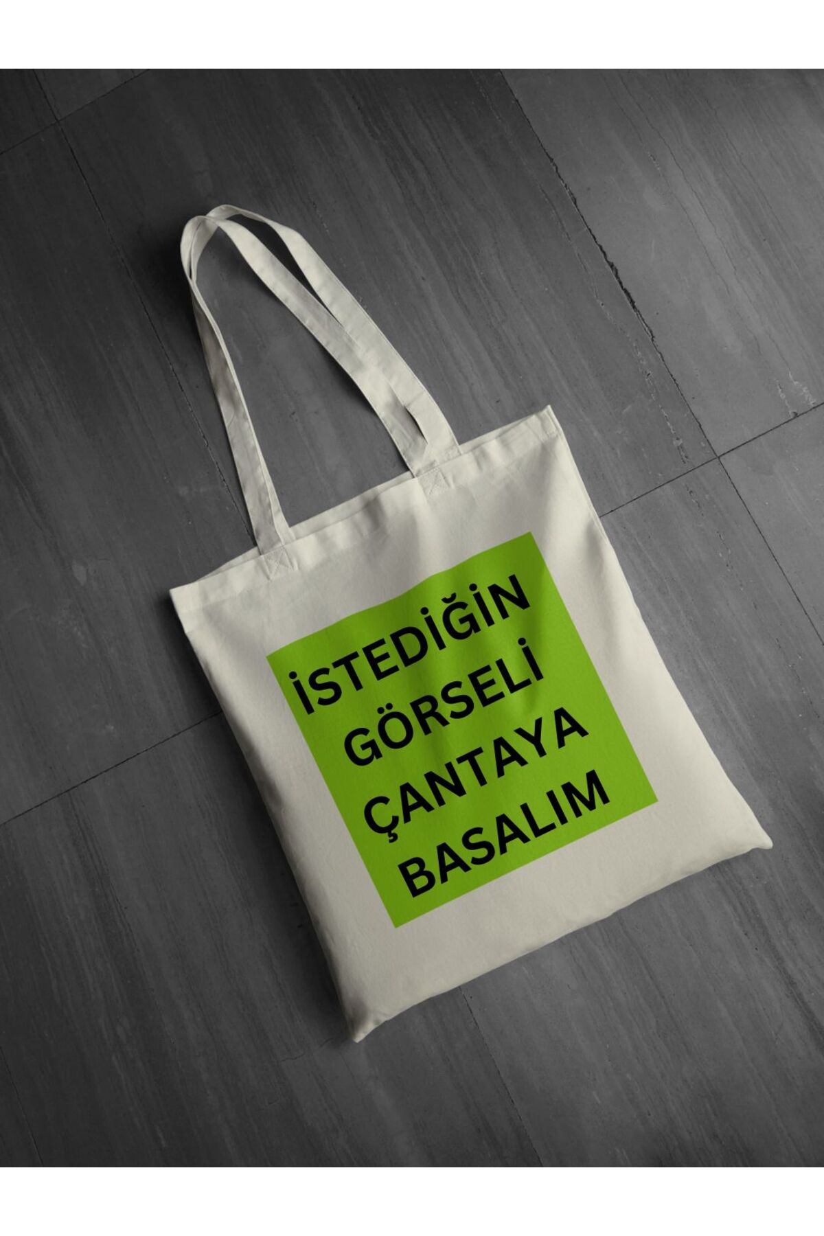 redame Kişiye Özel Tasarım Kendi Çantanı Tasarla Design Your Bag Cover Bez Çanta Tote Bag görsel 2