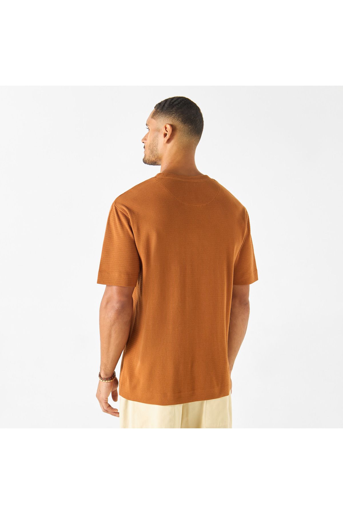 Iconic-Textured Oversized T-shirt 3