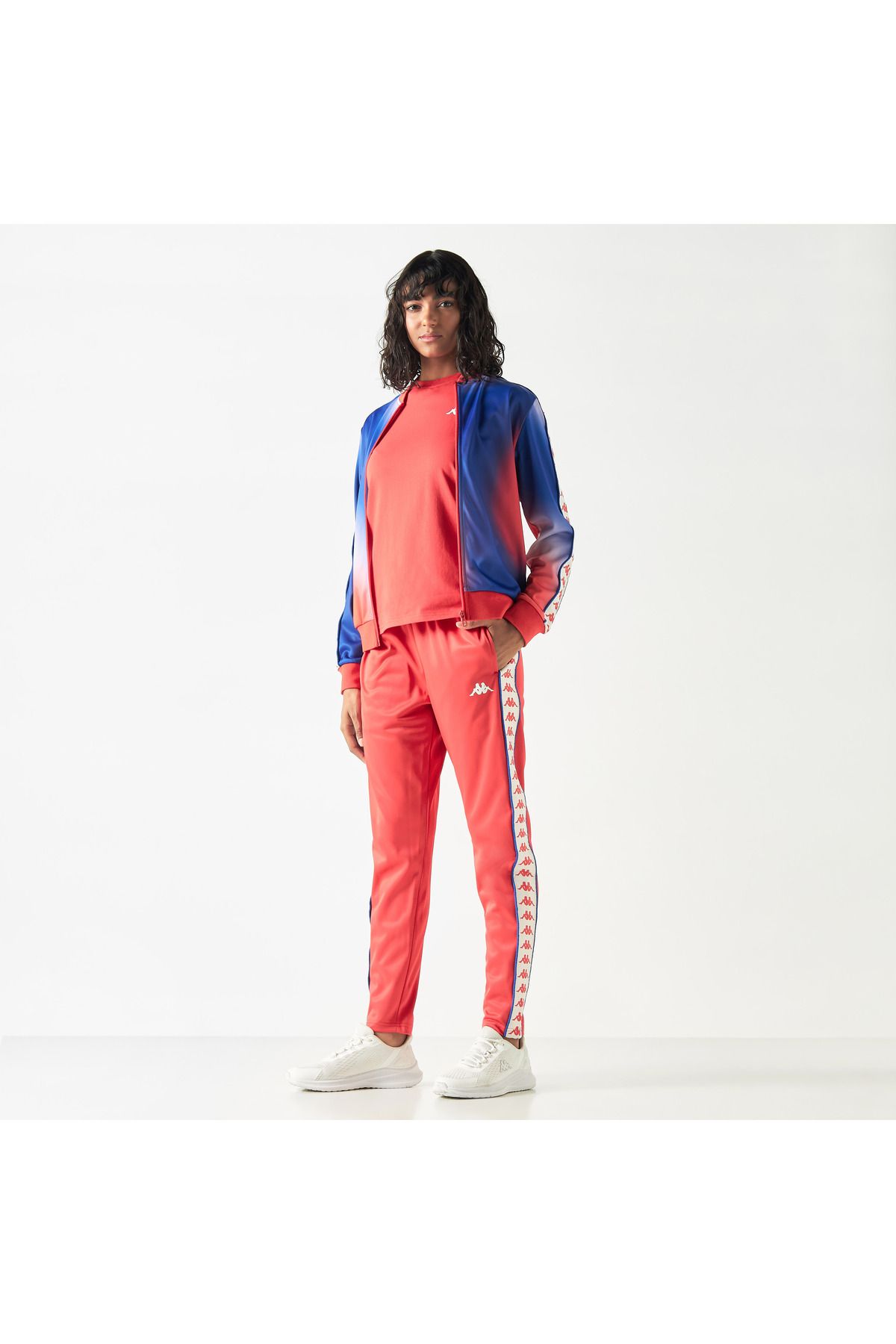 Kappa-Tape Detail Joggers with Drawstring Closure and Pockets 2