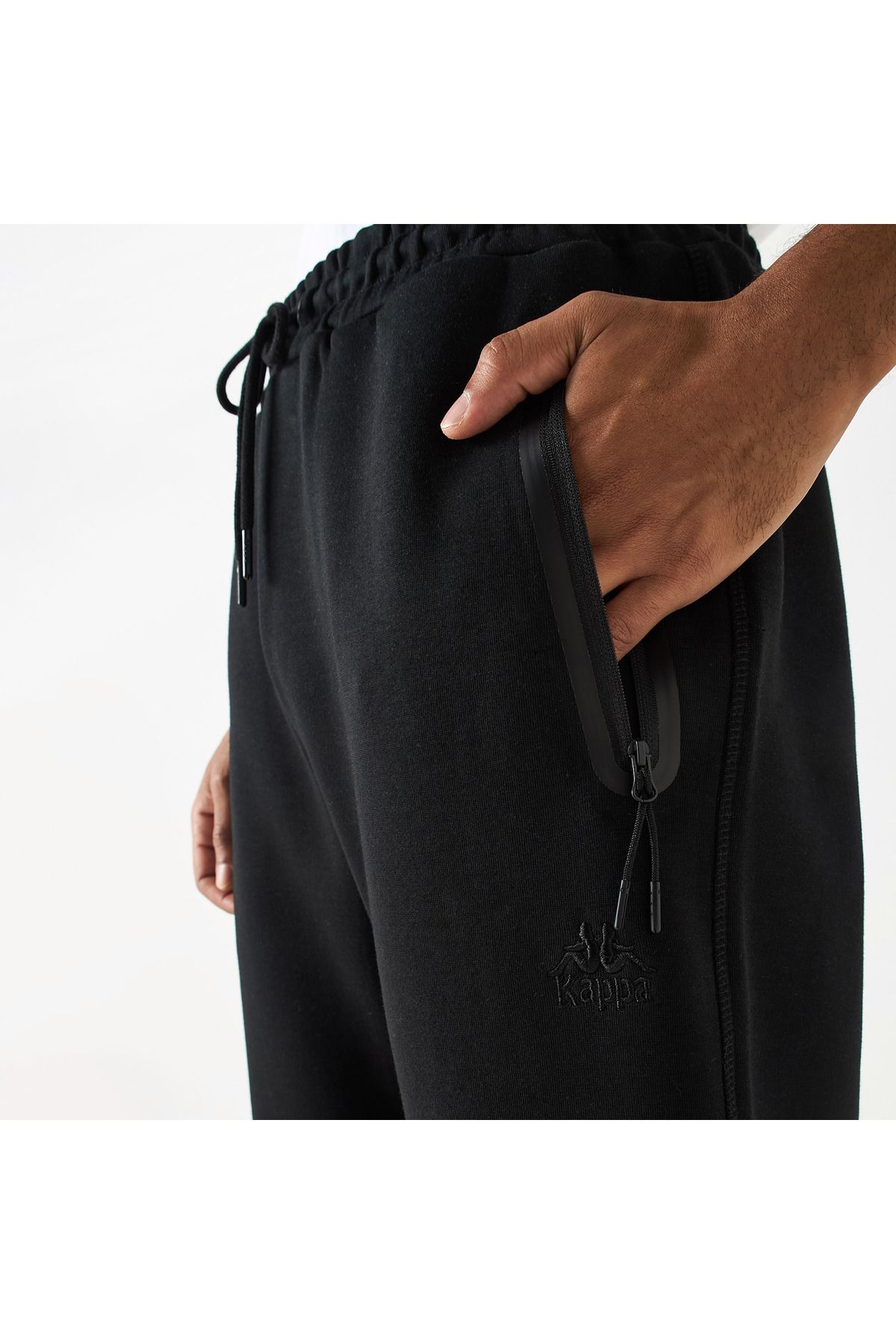 Kappa-Track Pants with Drawstring Closure and Pockets 4