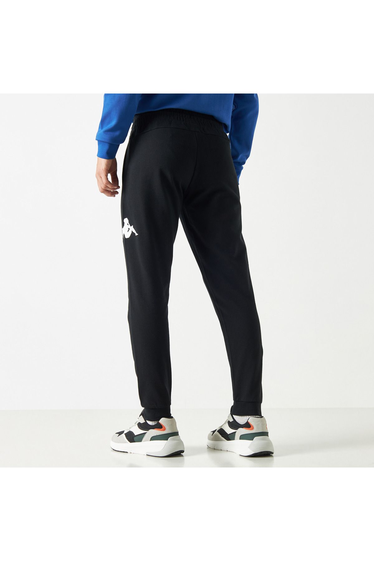 Kappa-Logo Print Joggers with Drawstring Closure and Pockets 3