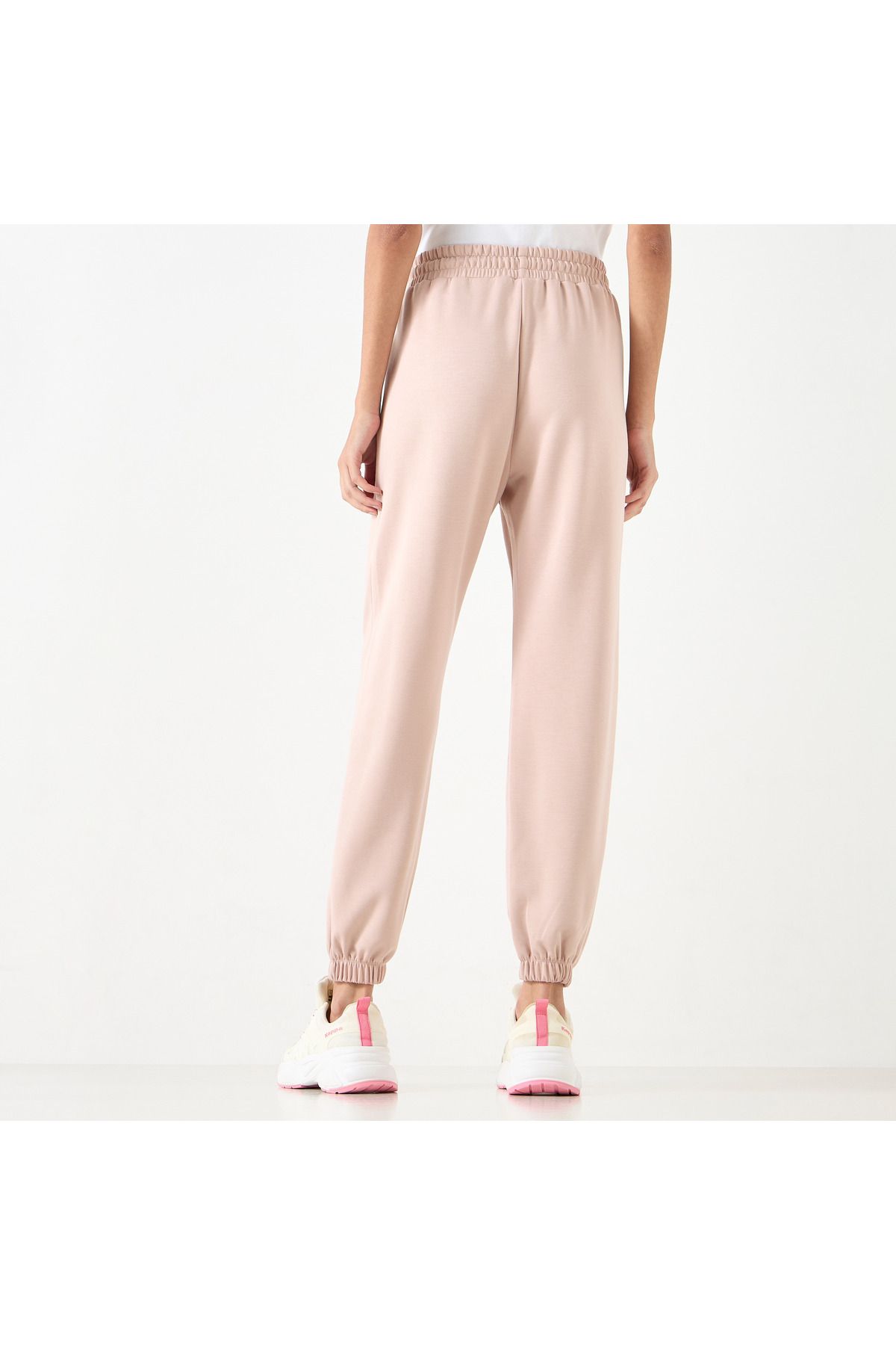 Kappa-Solid Joggers with Pockets and Drawstring Closure 3