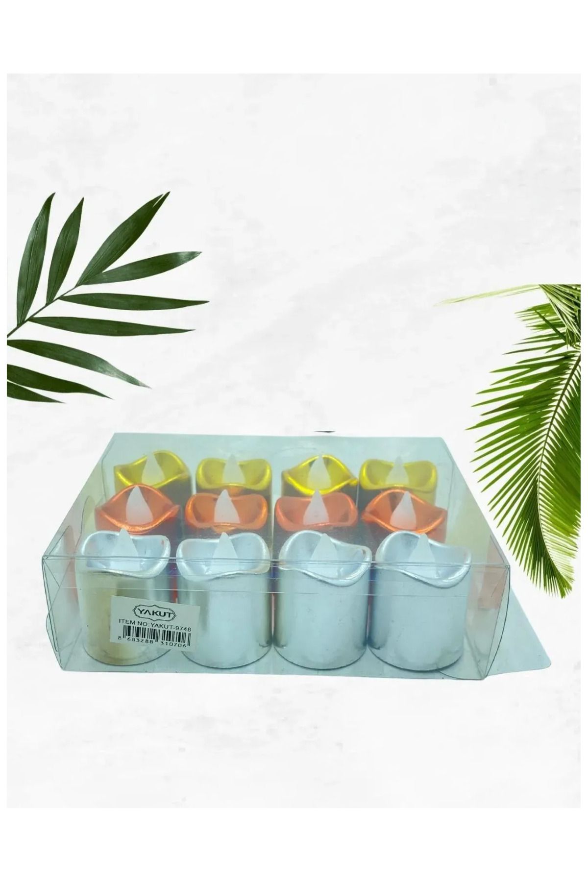 Meleners Renkli Led Mum Küçük 1 Adet