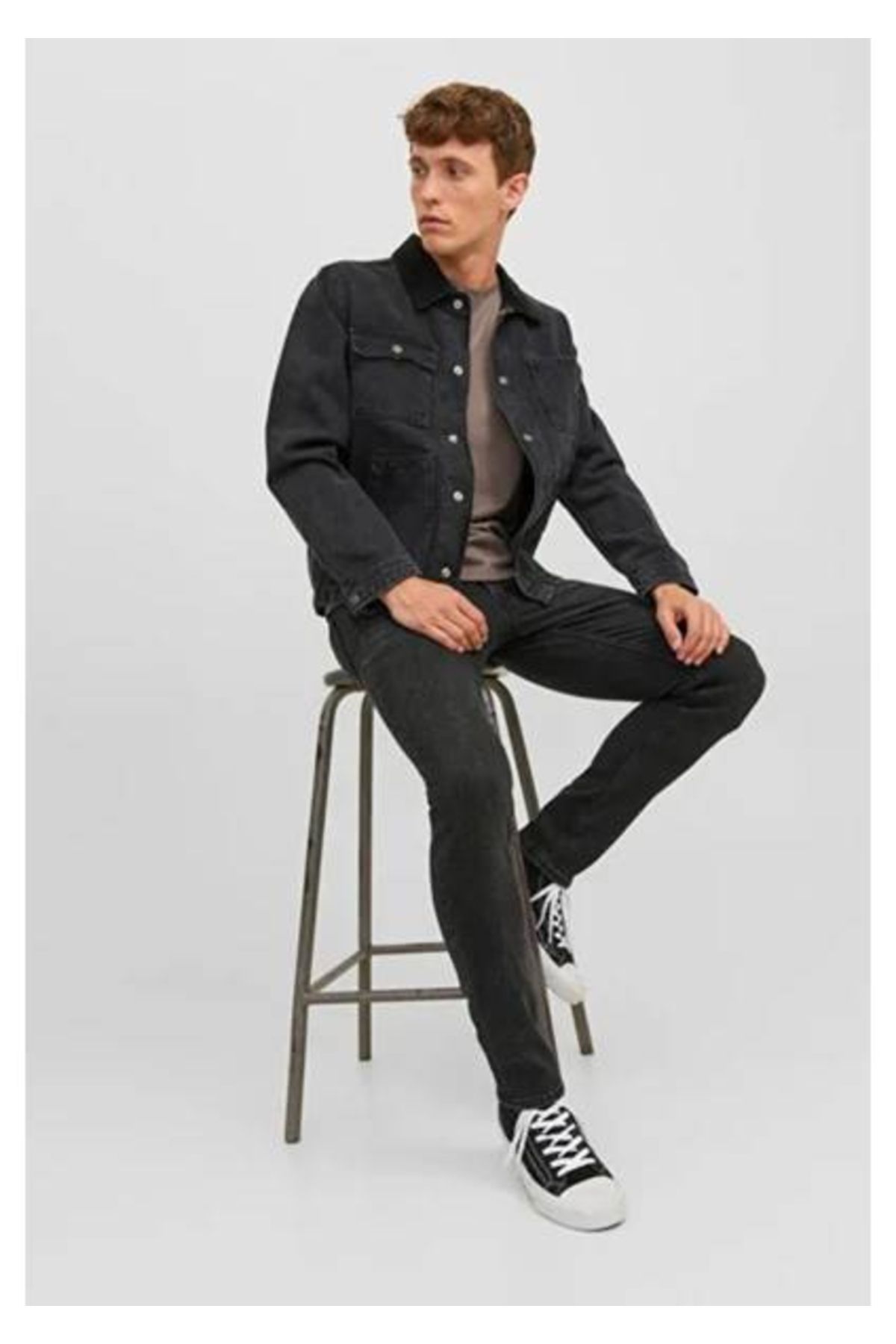 شلوار جین مشکی مردانه اورجینال Jack & Jones Jack & Jones