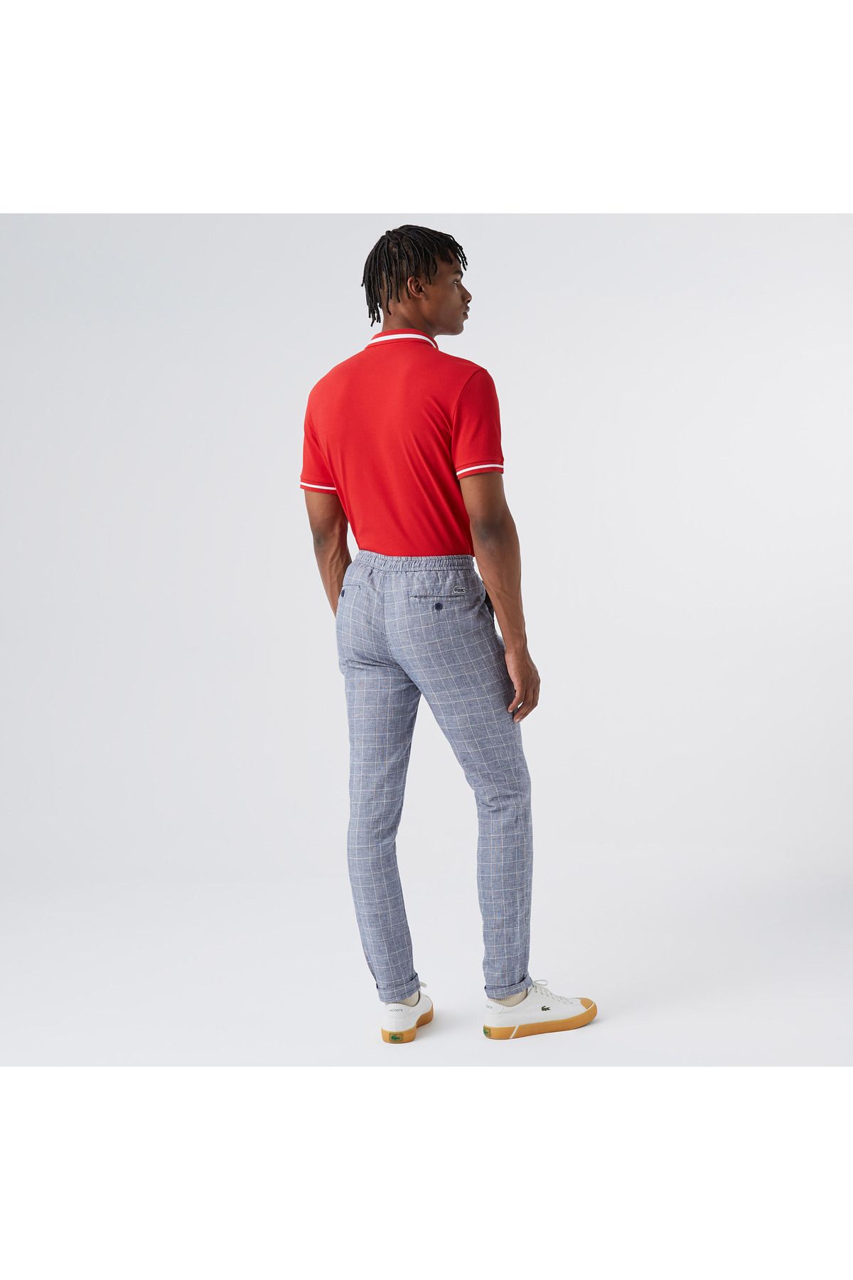 شلوار آبی مردانه با الگوی متناسب Lacoste