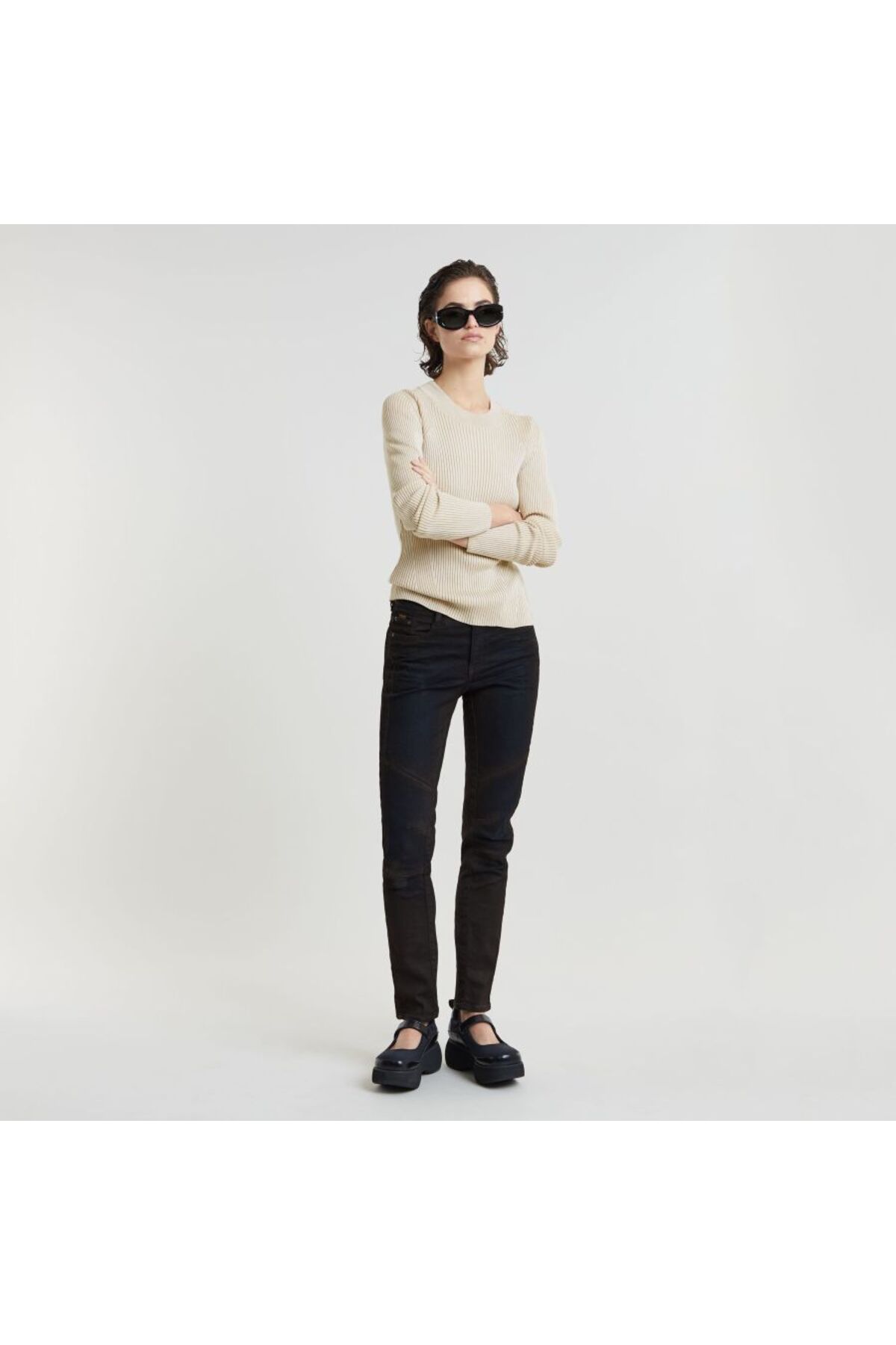 شلوار جین زنانه JEAN ACE 2.0 BIKER SLIM STRAIGHT WMN G-STAR RAW