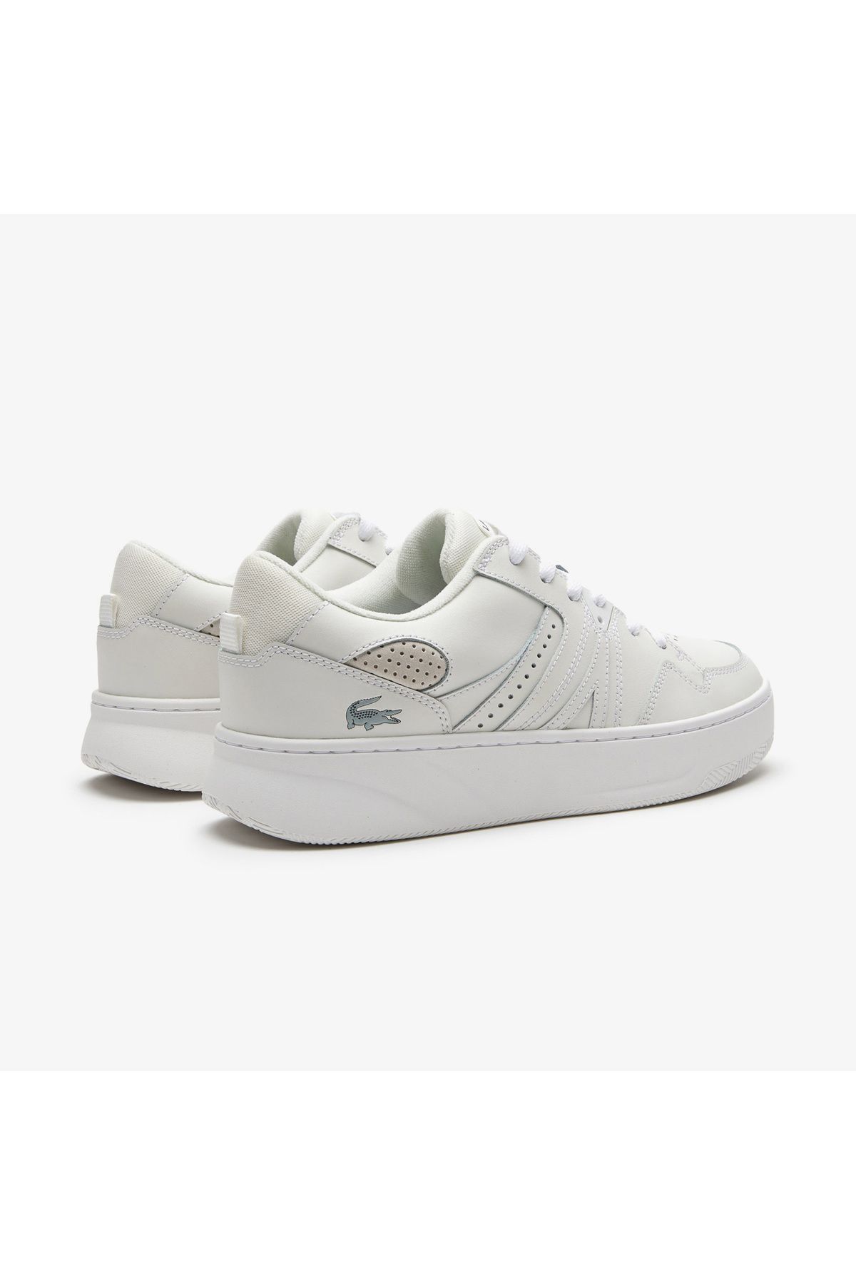 اسنیکر سفید مردانه کفش ورزشی پوست L005 Lacoste