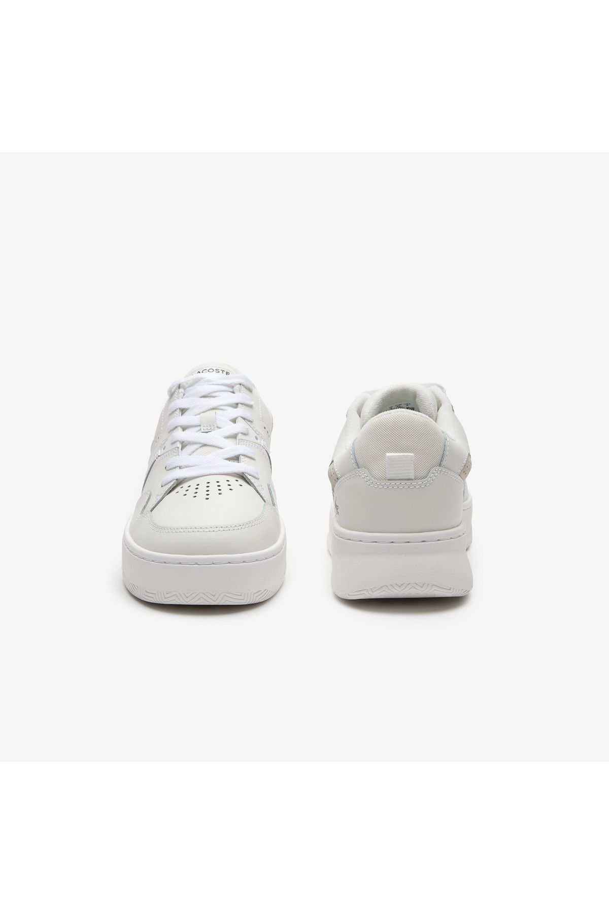 اسنیکر سفید مردانه کفش ورزشی پوست L005 Lacoste
