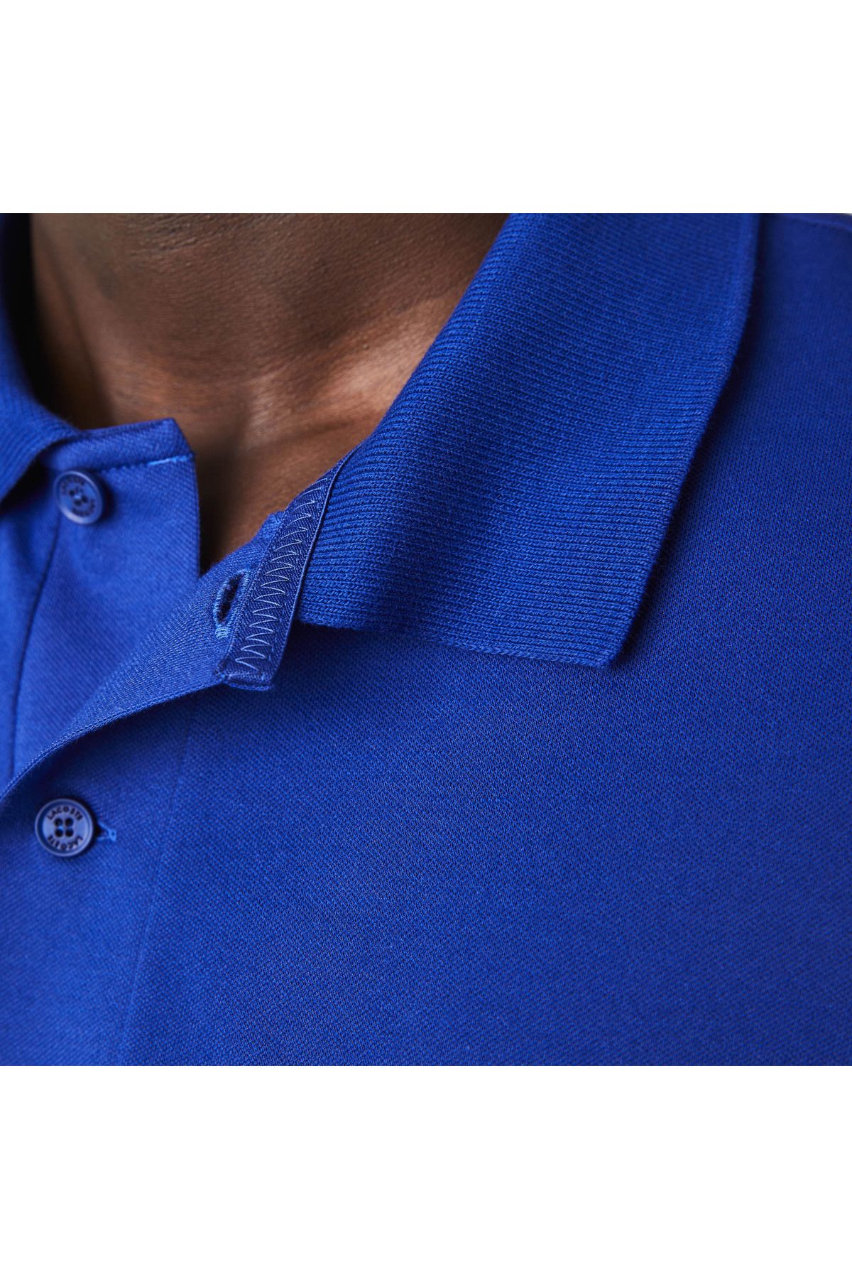 تی شرت یقه پولو آبی مردانه فعال Slim Fit Navy Blue Polo Lacoste