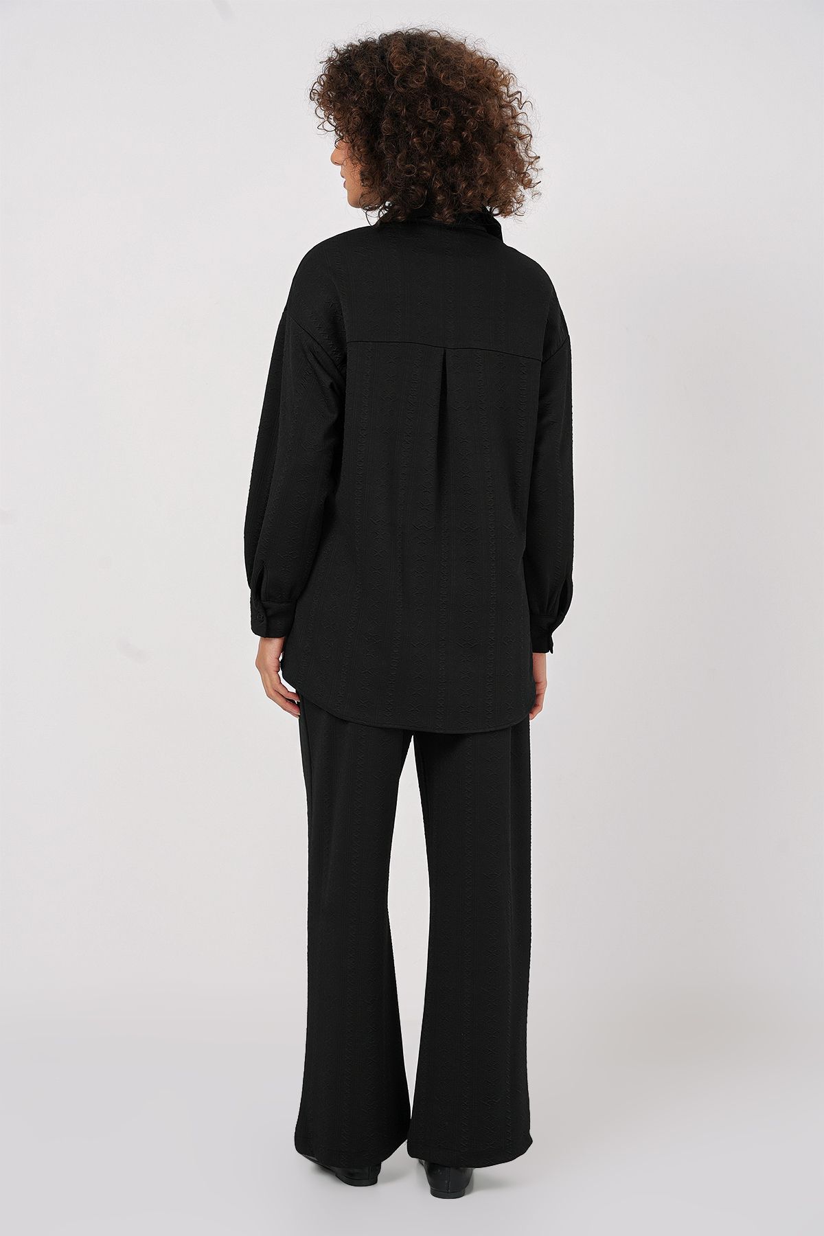 Bigdart-6685 Black Shirt and Trousers Set 6