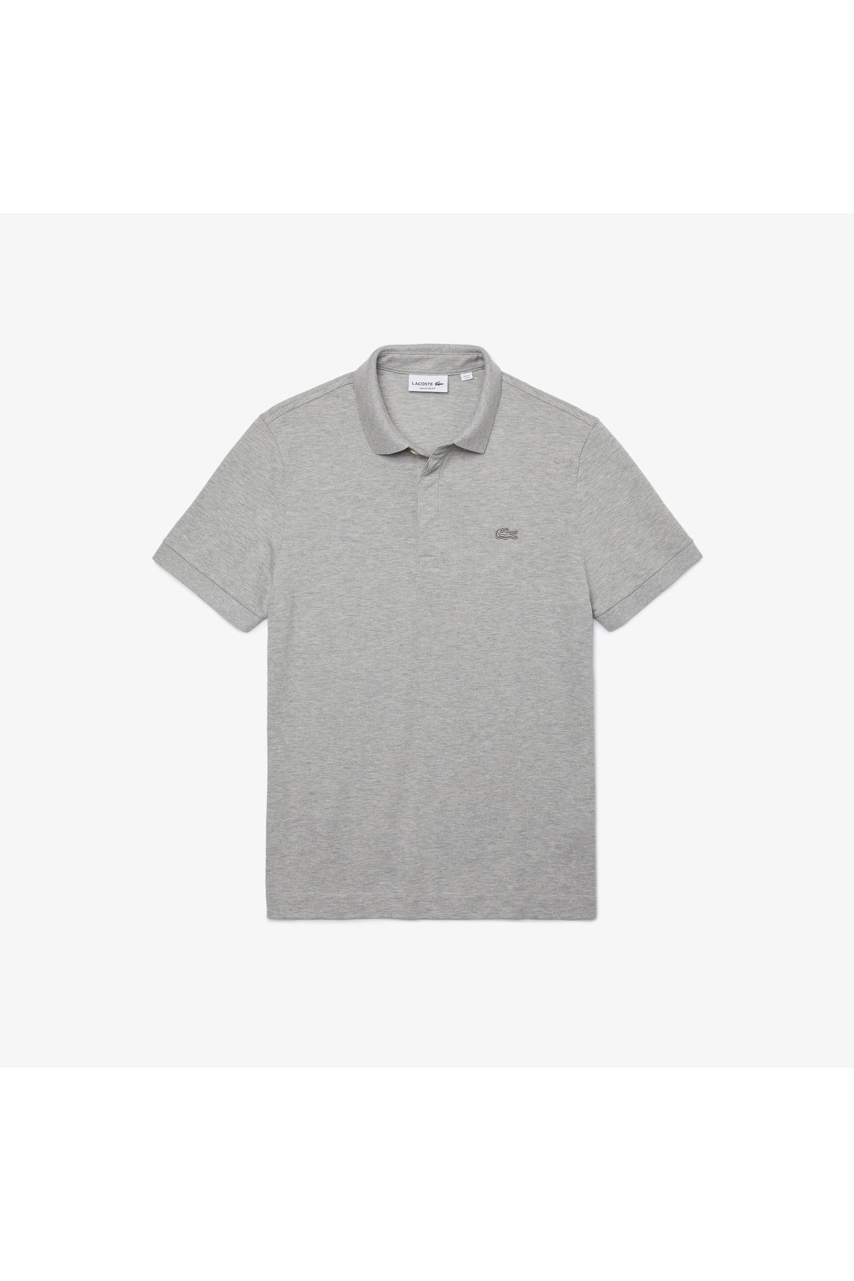تی شرت یقه پولو سفید مردانه به طور منظم و پاریس چوگان Lacoste