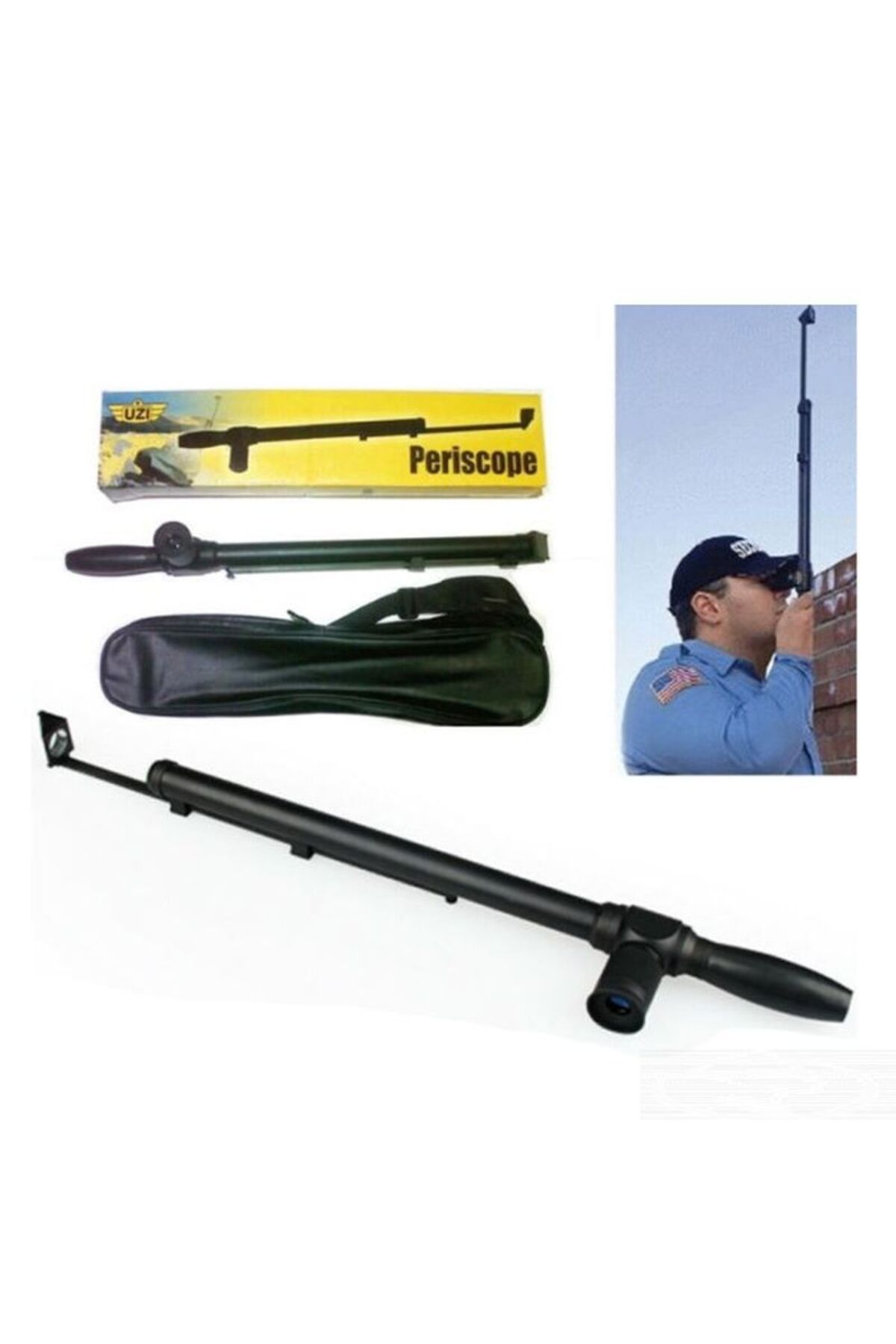 Baigish Uzi 5X20 Havuz Plaj Dalışı Için Ayarlanabilir Periskop 5X20 Büyütme Gözlem Avcılık Monoküler Dürbün