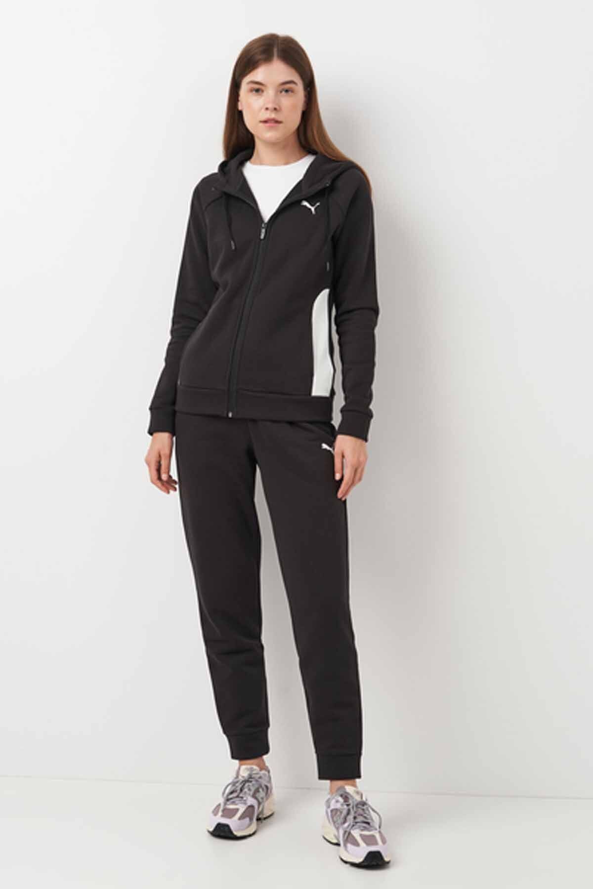 Puma-Women's Tracksuit Set with Fleece Inside 1