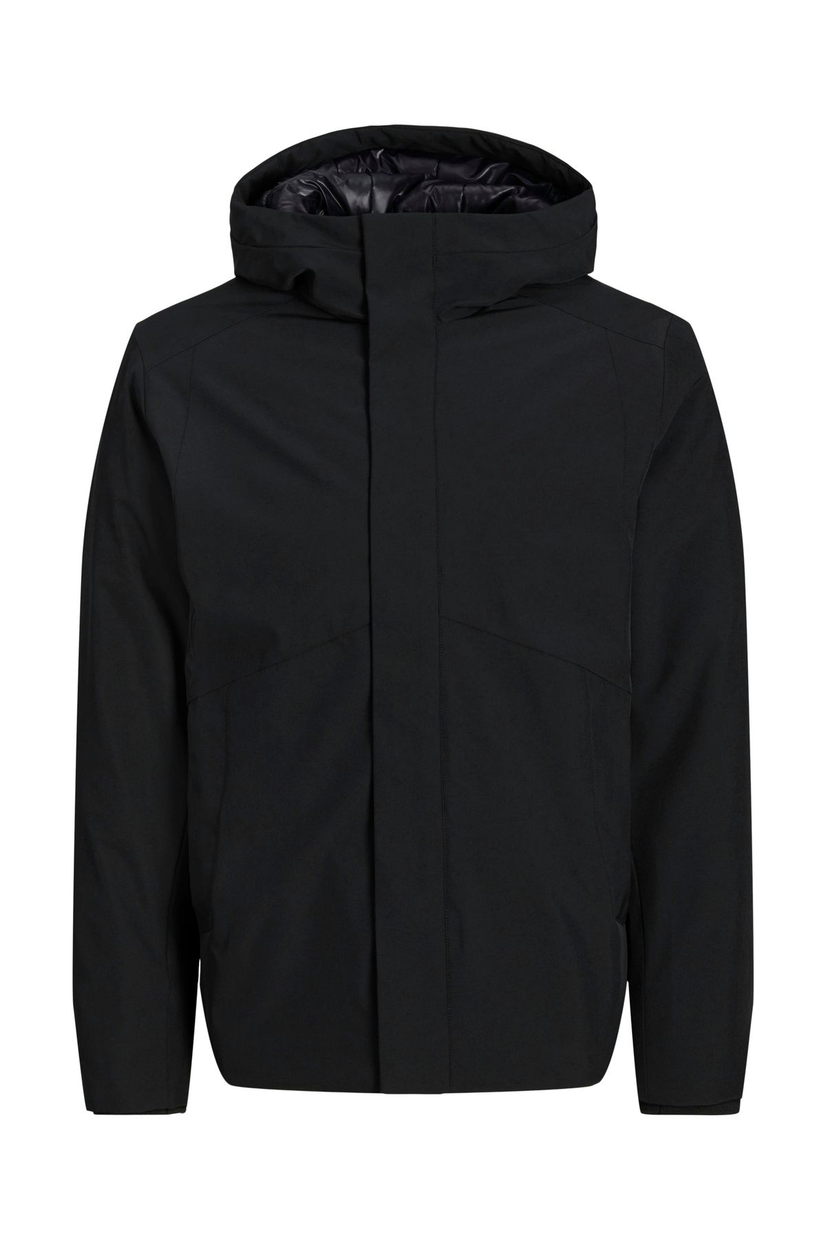 Jack & Jones Jack Jones Jjekeen Jacket Pls Erkek Siyah Büyük Beden Mont 12267785-02