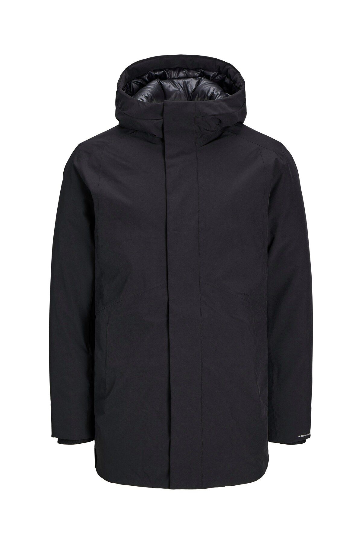 Jack & Jones Jack Jones Jjekeen Parka Pls Erkek Siyah Büyük Beden Mont 12267784-02