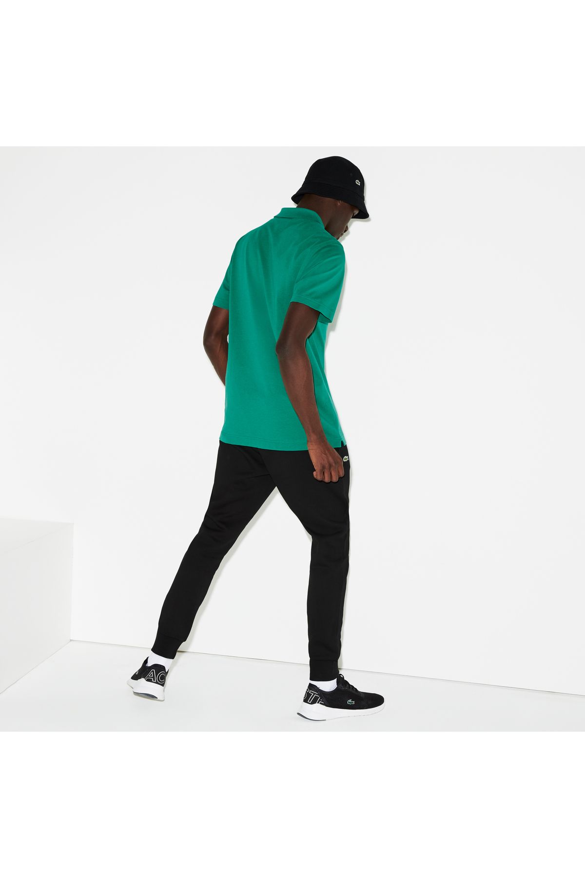 تی شرت یقه پولو مردانه چوگان سبز اورجینال Lacoste